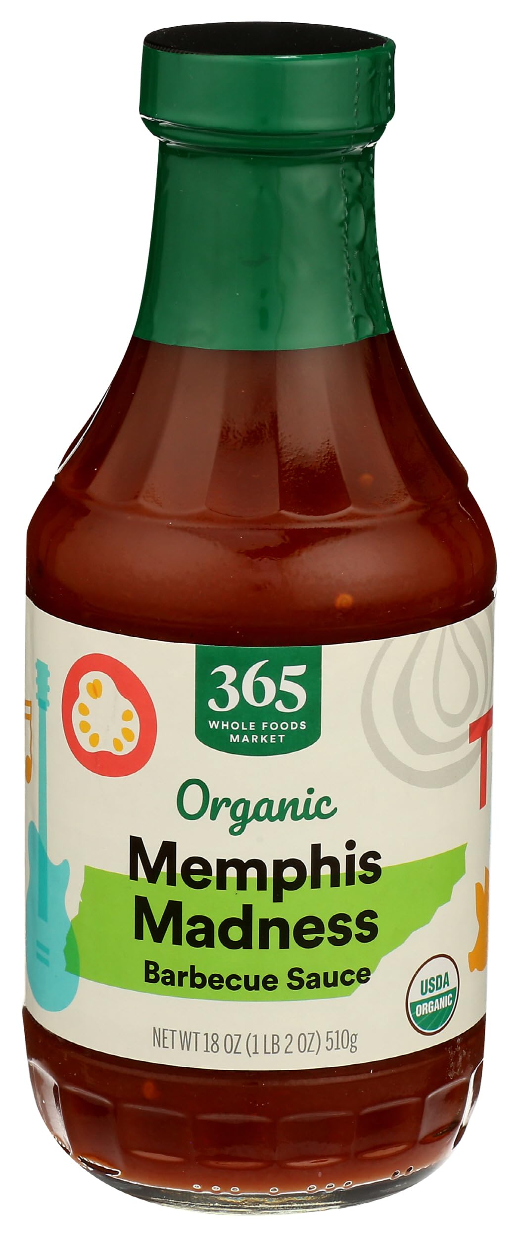 365 by Whole Foods Market, BBQ Sauce Kansas City Organic, 18 Ounce