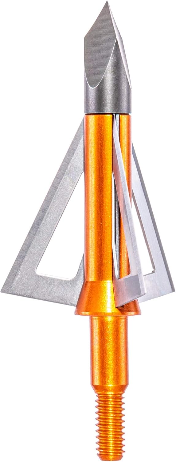 Muzzy Bowhunting 3 Blade Archery Arrow Crossbow Broadhead 100 or 125 Grain - 6 Count(Pack of 1)