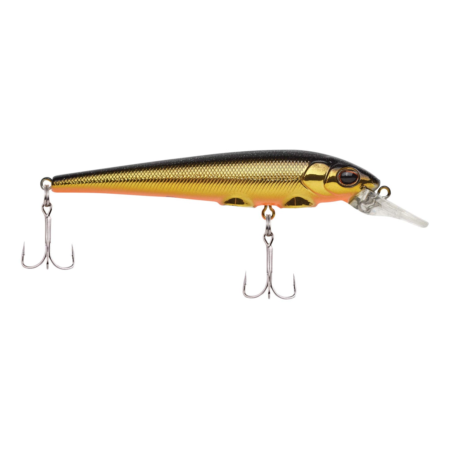 Berkley Hit Stick Fishing Lure, Black Gold, 1/4 oz, 2 3/4in | 7cm Crankbaits, Largest Rolling Action of Any Berkley Hard Bait, Equipped with Sharp Fusion19 Hook