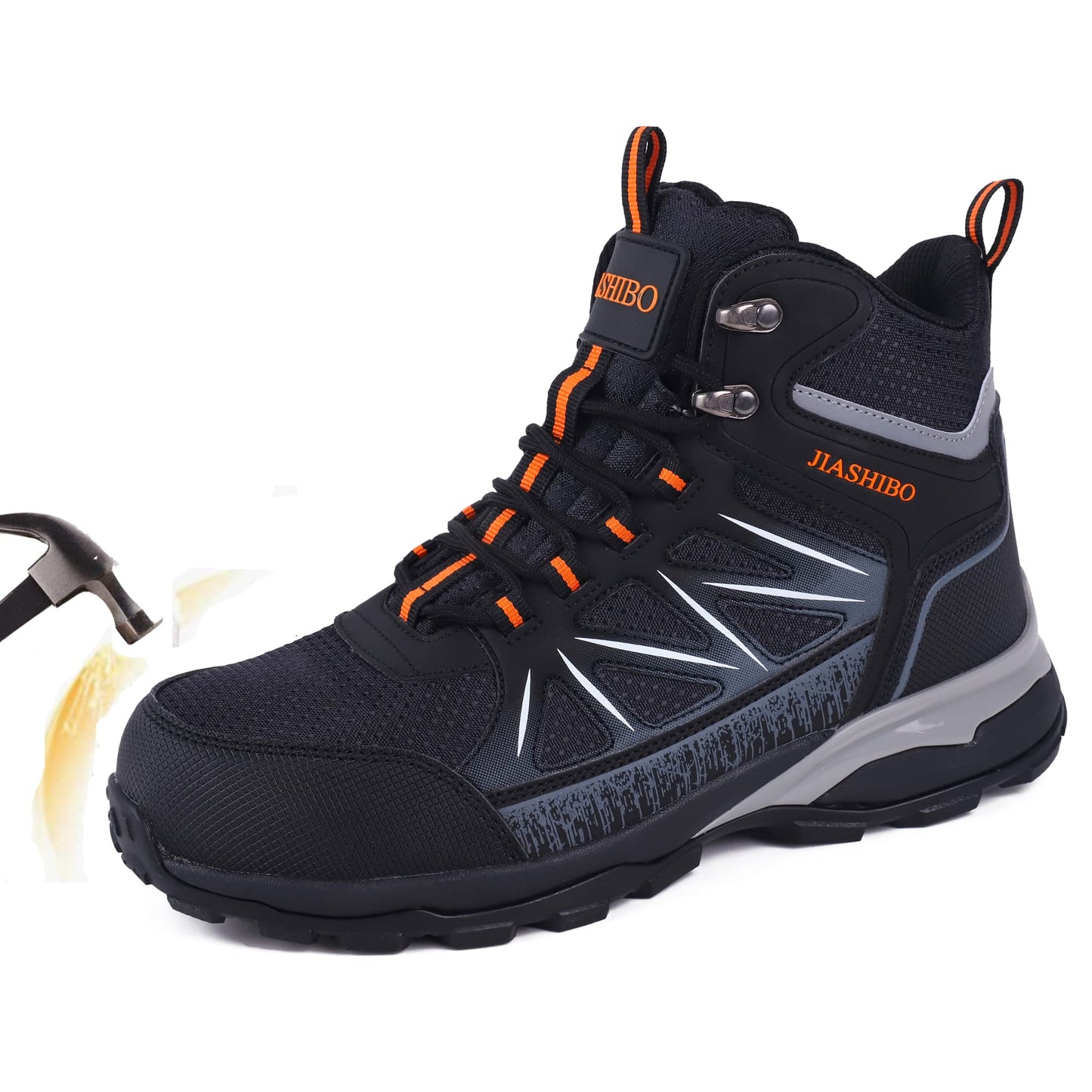 Steel Toe Work Boots for Women - Insulated Work Boots Steel Toe Sneakers Comfortable Construction Boot Lightweight Work & Safety Toe Shoes Gifts for Construction Workers for Work Construction