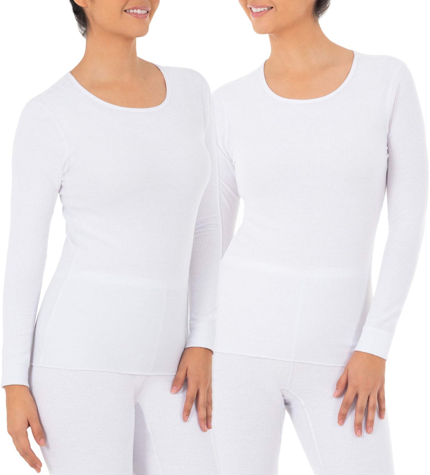 Fruit of the Loom Women's Micro Waffle Premium Thermal Underwear Tee Shirt
