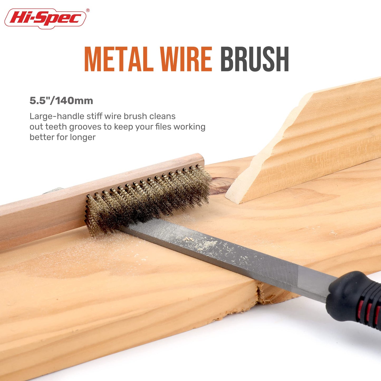 Hi-Spec 17 Piece Metal Hand & Needle File Tool Kit Set. Large & Small Mini T12 Carbon Steel Flat, Half-Round, Round & Triangle Files. Complete in a Zipper Case with a Brush