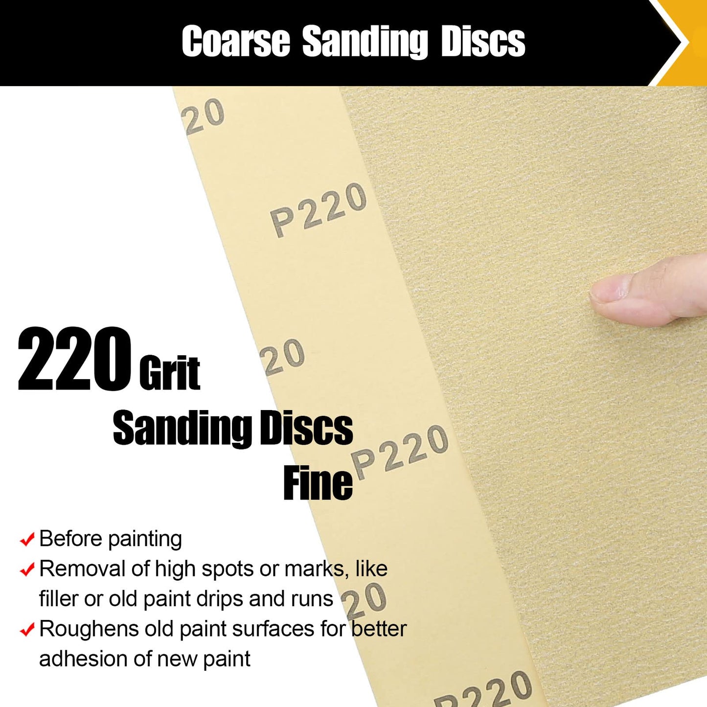 50 Pcs 1/4 Sheet Sandpaper, Premium Sand Paper 80/120/150/220/320/400 Grit Sandpaper Sheet Sand Paper Assortment for Wood Metal Automotive Palm Sanders 5.5" x 4.5"