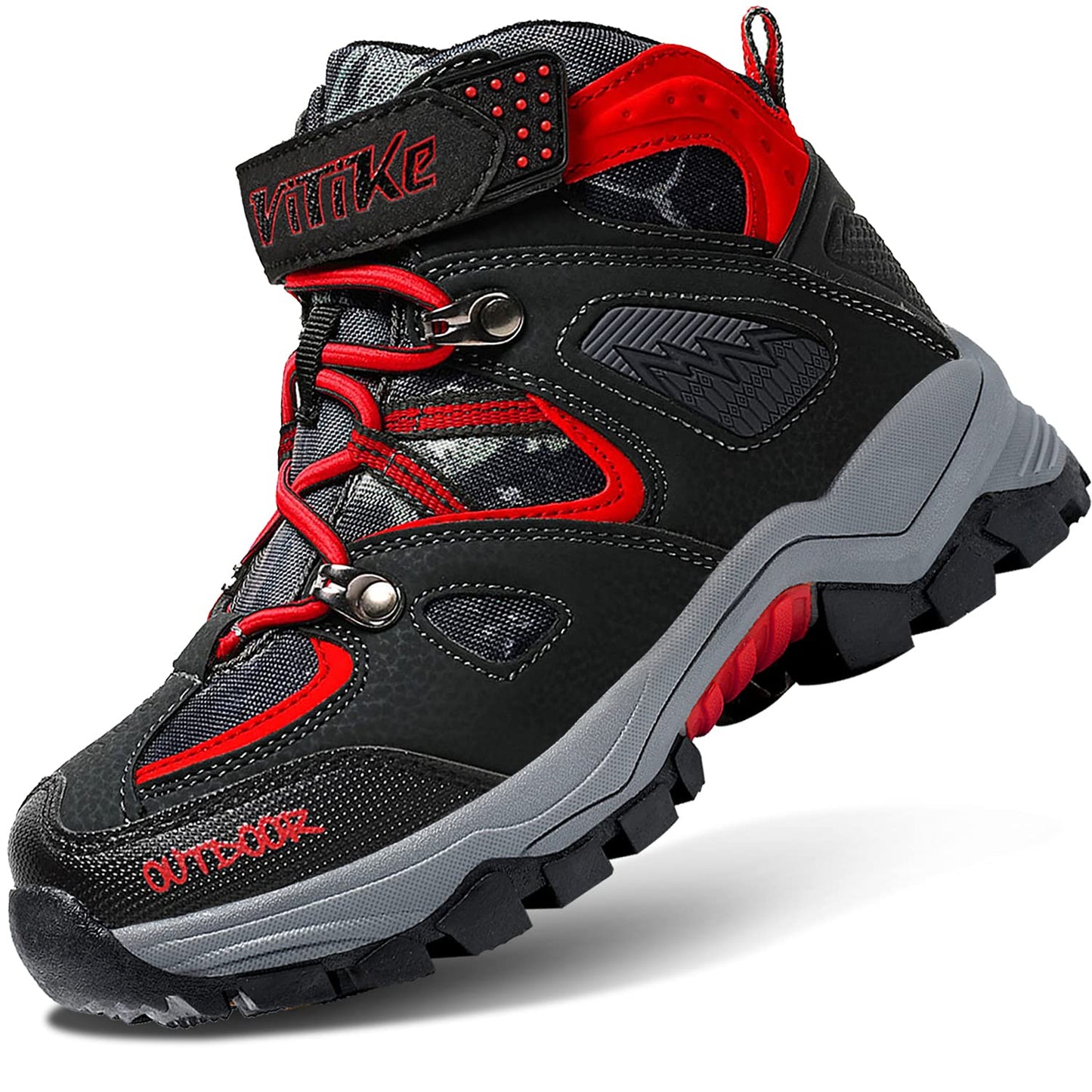 Littleplum Boys Snow Boots Winter Waterproof Antiskid Boots Hiking Outdoor Shoes Booties for Unisex Kids (Little Kid/Big Kid)
