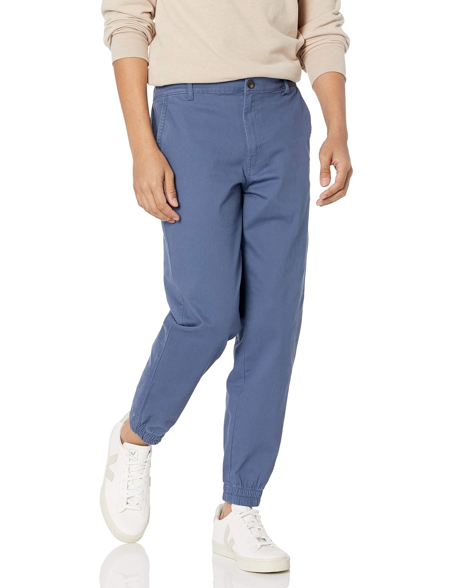 Amazon Essentials Men's Straight-Fit Washed Cotton Chino Jogger Pant