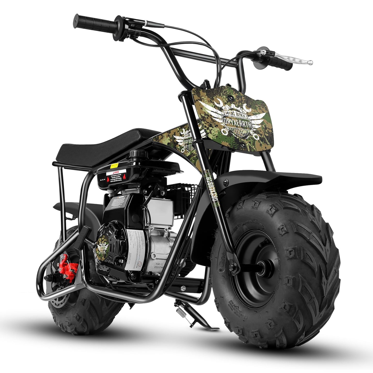 Oryxearth Mini Dirt Bike for Kids, Gas Powered Off Road Pit with Automatic Transmission and Pull Start Kids