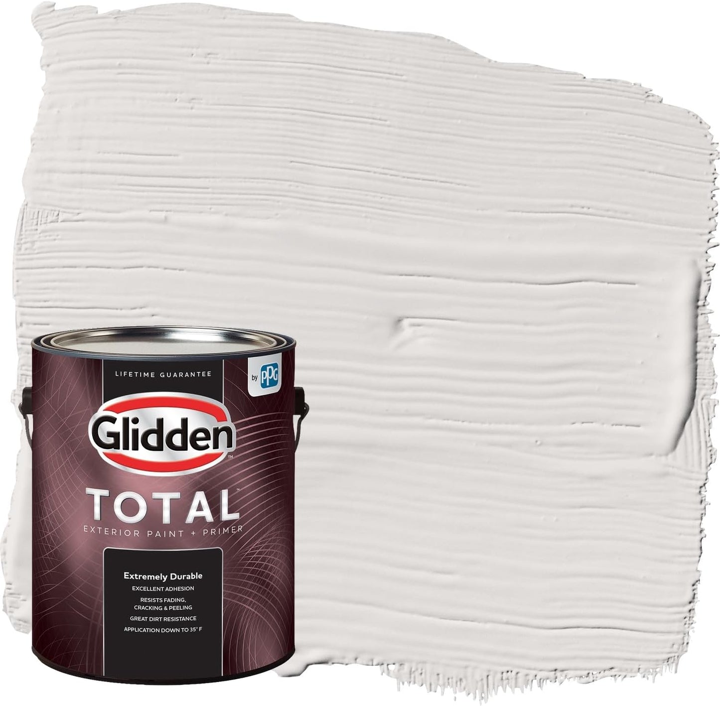 Glidden Exterior Paint + Primer: Black/Black Magic, One Coat, Satin, 1-Gallon