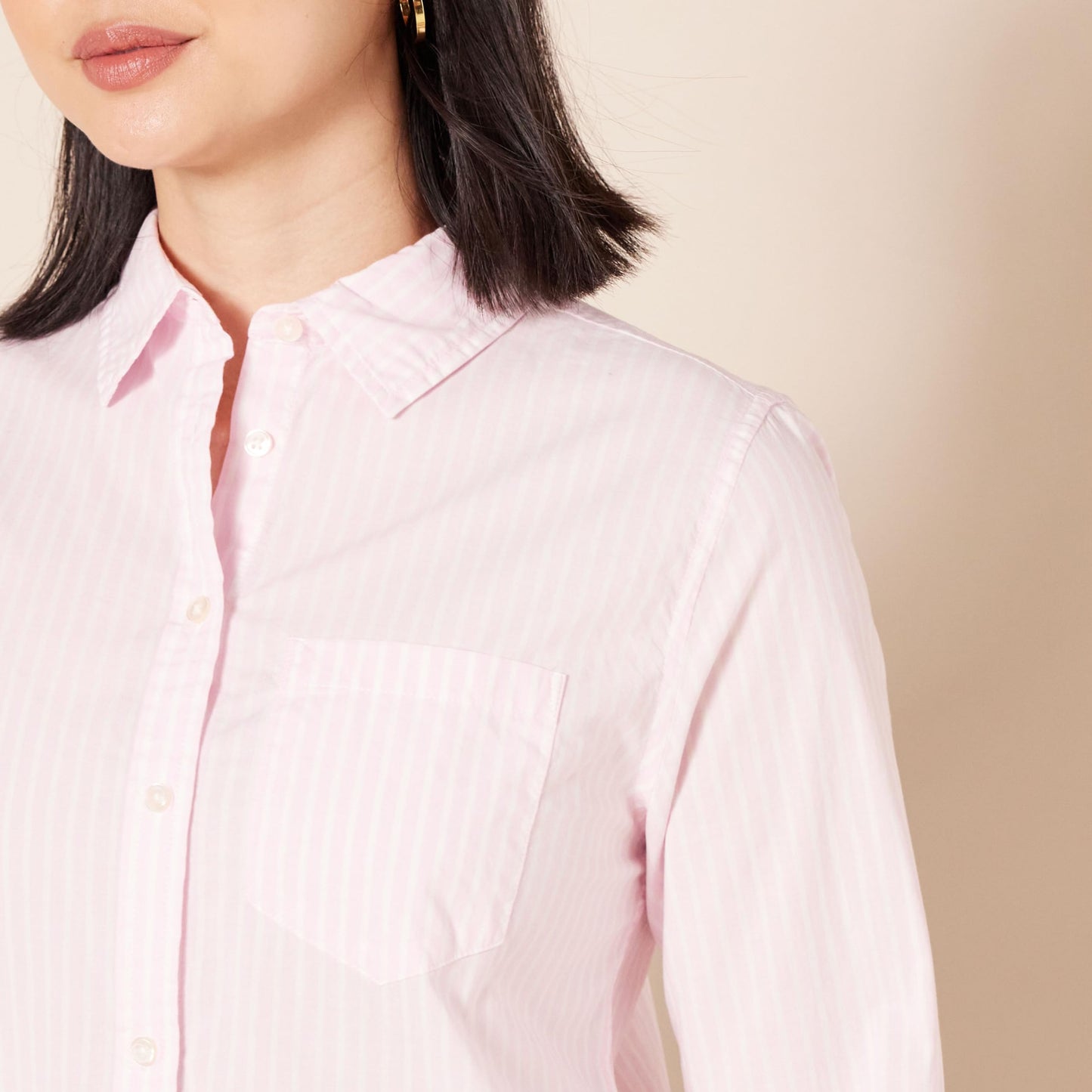 Amazon Essentials Women's Regular-Fit Long-Sleeve Button-Down Poplin Shirt, Business Casual, Office Work