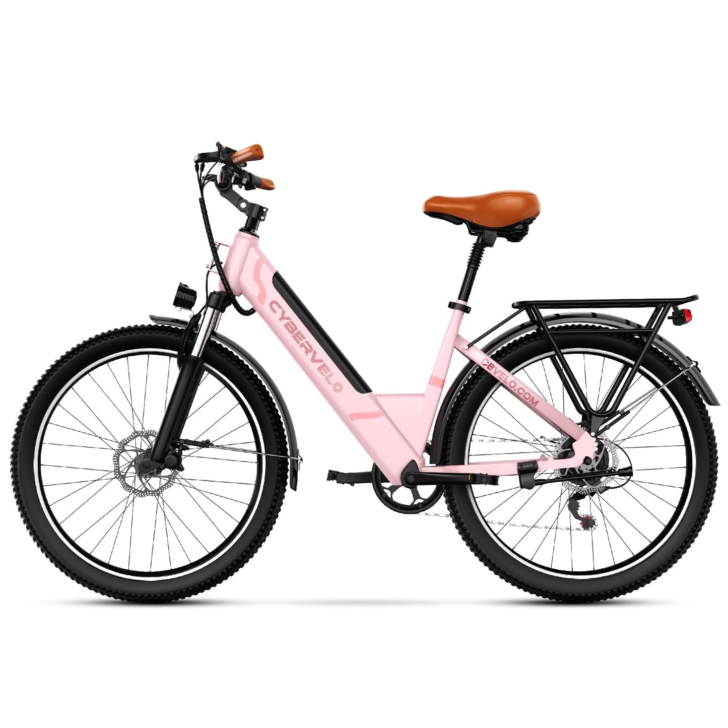 1000 Peak Electric Bike for Adults,up 80 Miles Removable Battery Ebike, 26" Electric E Bike with 7-Speed,Adult Electric Bicycles for Commute Beach Snow Womens All Terrain