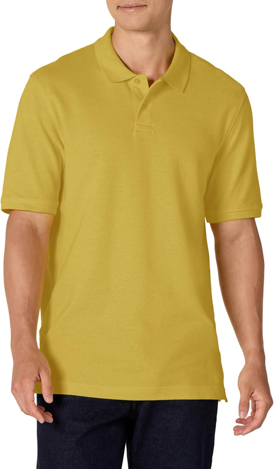 Amazon Essentials Men's Regular-Fit Short Sleeve Cotton Pique Polo Shirt (Available in Big & Tall)