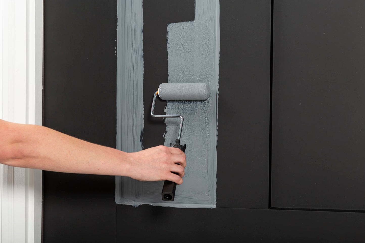 Rust-Oleum 369383 Advanced Dry Door & Trim Paint, Quart, Satin Black