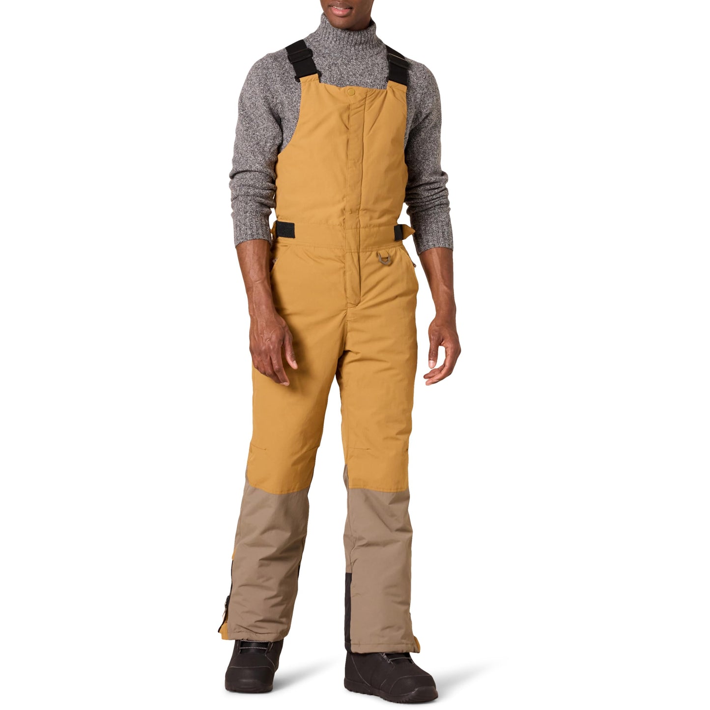 Amazon Essentials Men's Water-Resistant Insulated Snow Bib Overall
