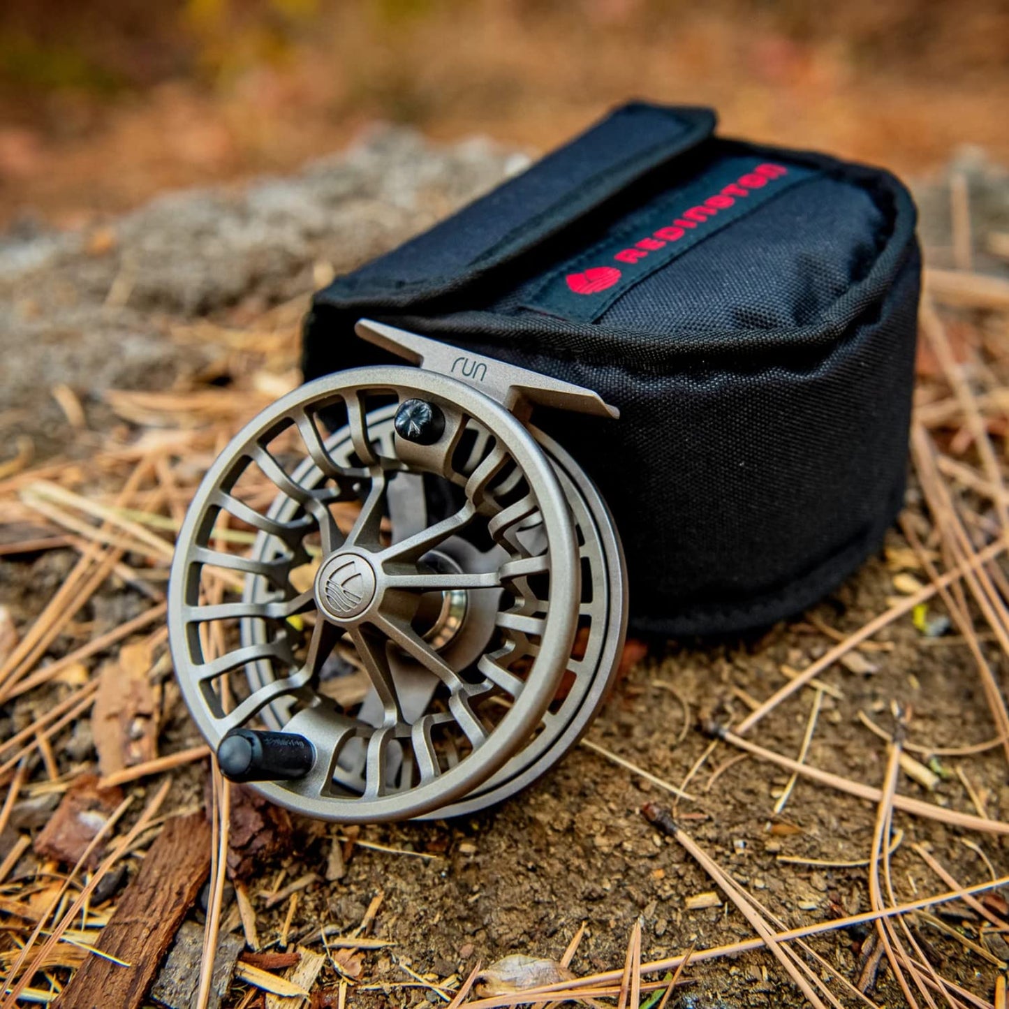 Redington Run Fly Reel, Lightweight Design for Trout, Freshwater Fishing, Carbon Fiber Drag System, Sand, 5/6 Weight