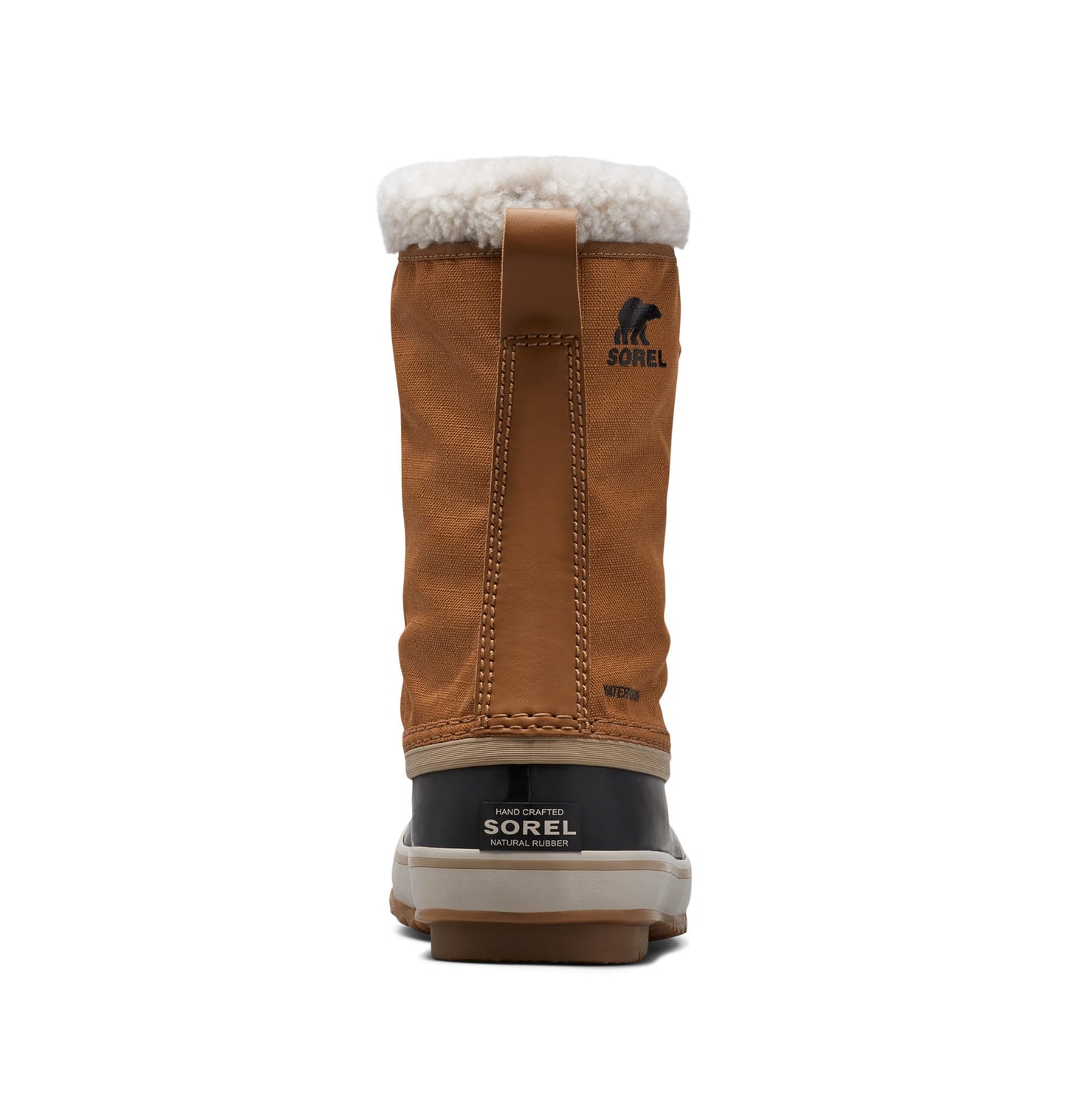 SOREL Men's 1964 Pac Nylon Waterproof Boot - Camel Brown, Black - 10
