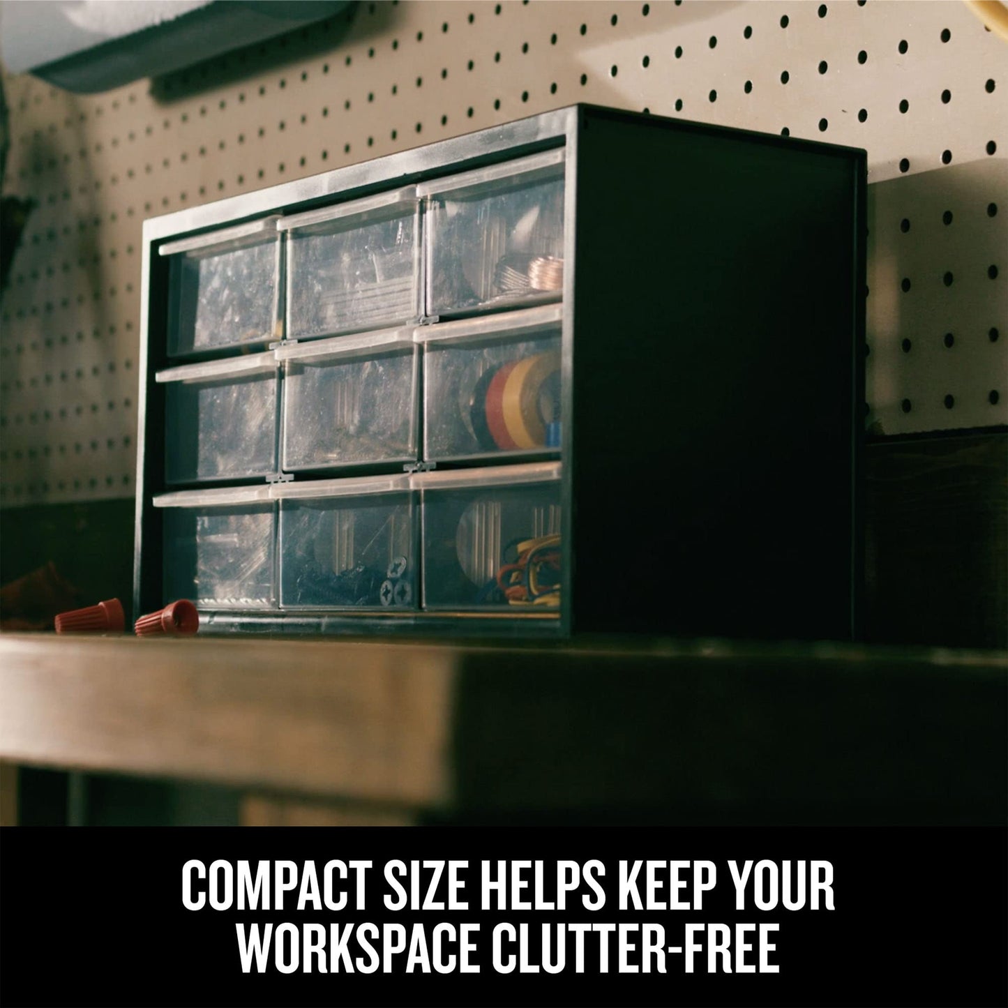CRAFTSMAN Storage Organizer, 30 Small Drawer Modular Storage System, Easily Stackable (CMST40730)