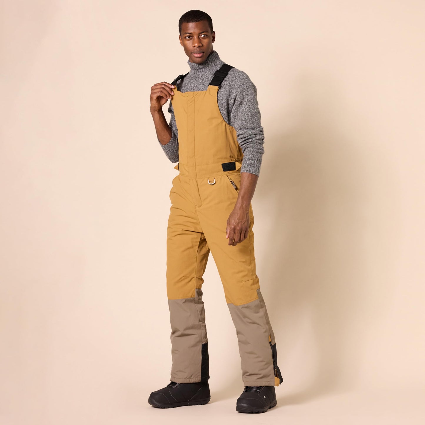 Amazon Essentials Men's Water-Resistant Insulated Snow Bib Overall
