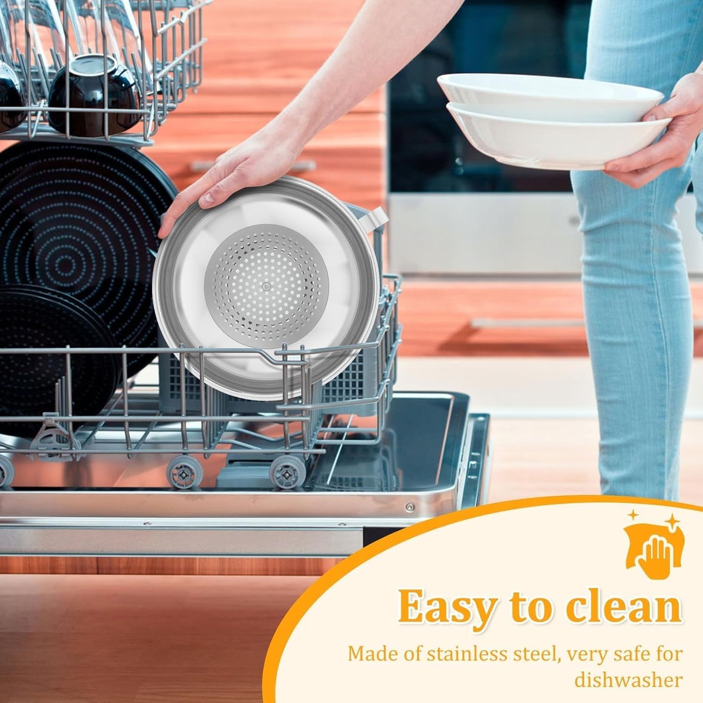 Canning Funnel with Strainer for Wide and Regular Mason Jars - Wide-Mouth Funnels for Kitchen Use - Canning Supplies Kit - Stainless Steel - 3 Pack (Small and Large)