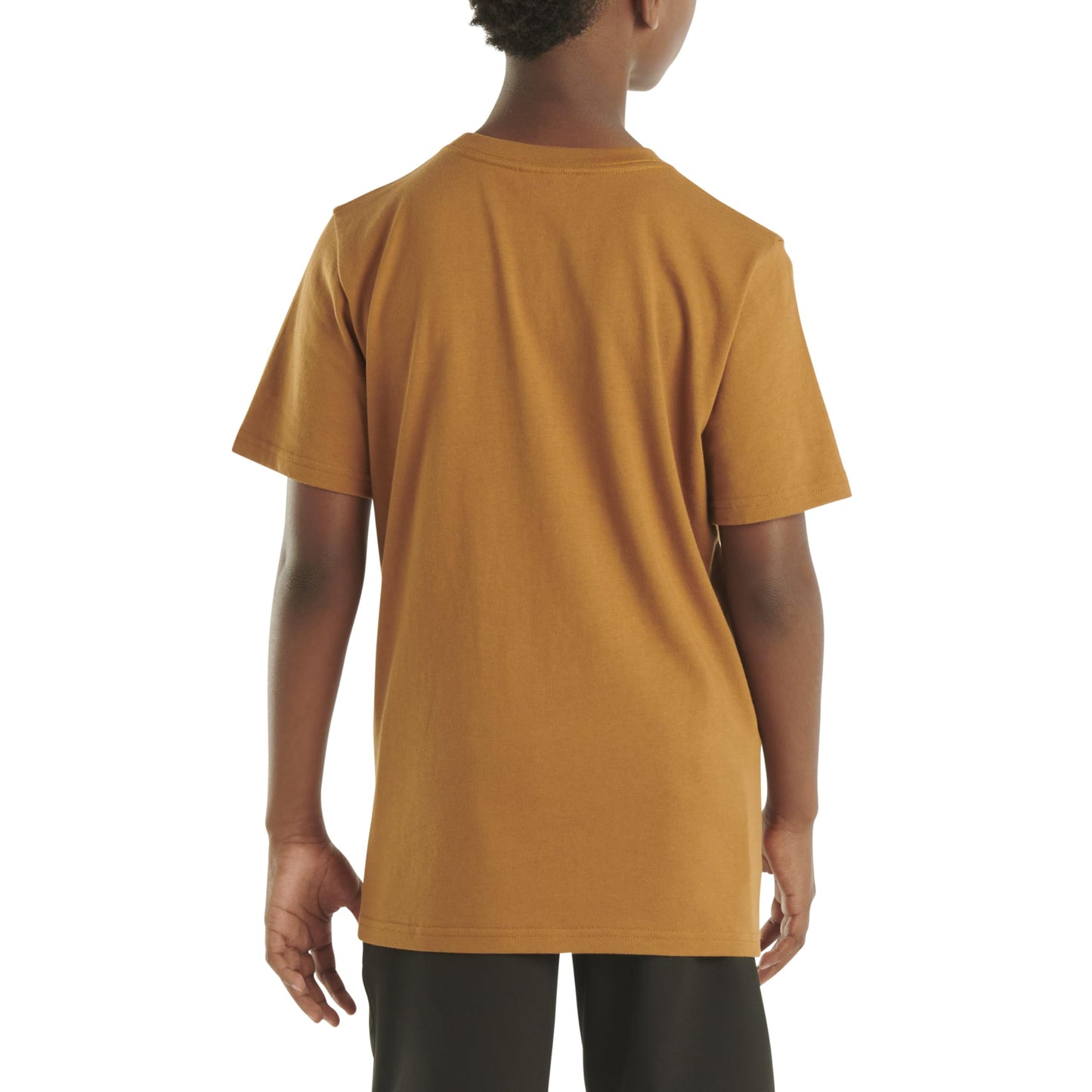 Carhartt Boys' Knit Short Sleeve Crewneck Logo T-Shirt