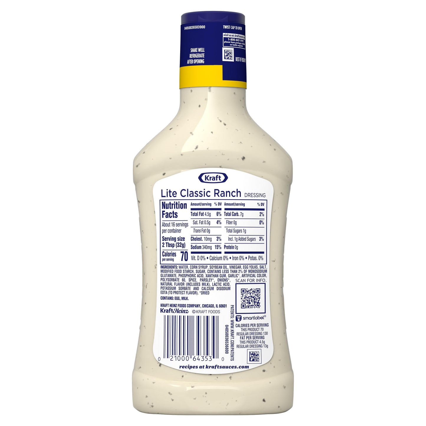 Kraft Ranch Salad Dressing (1 gal Jug)