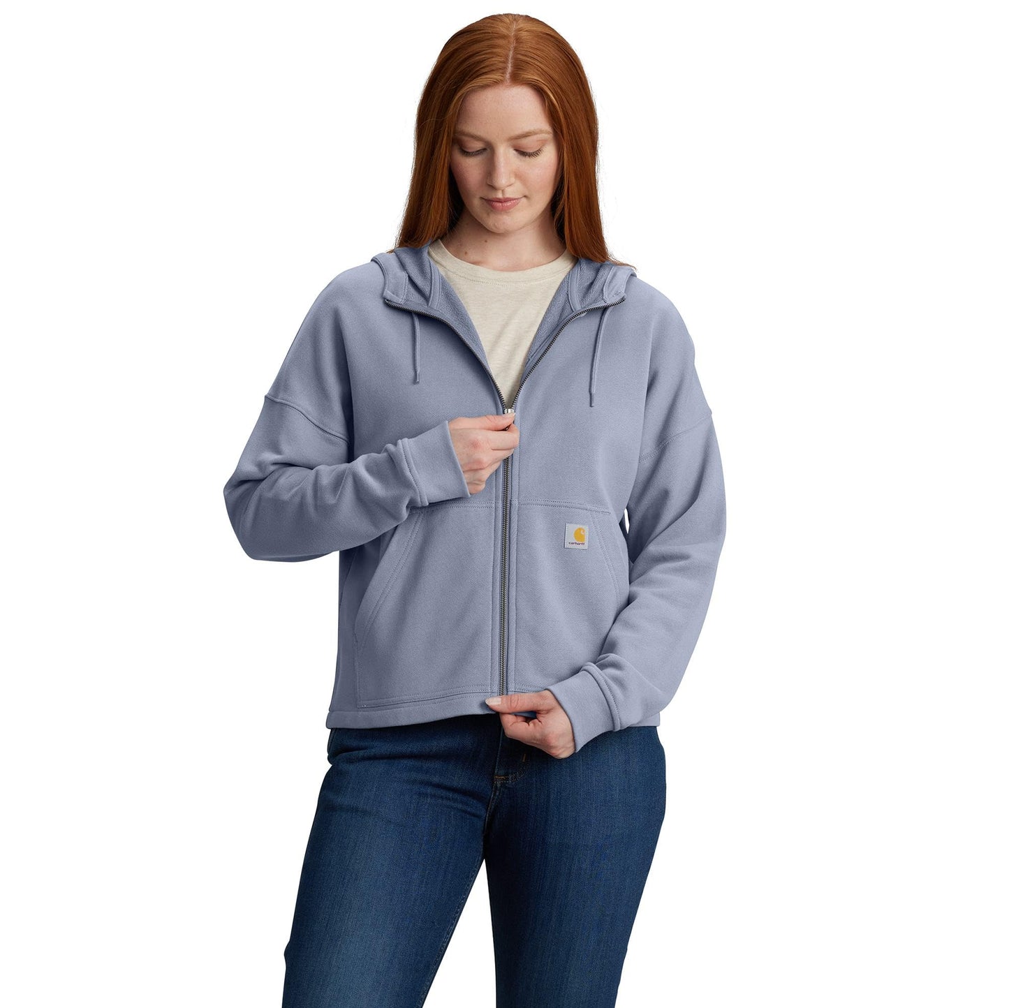 Carhartt Women's Tencel Fiber Series Loose Fit Full-Zip Sweatshirt