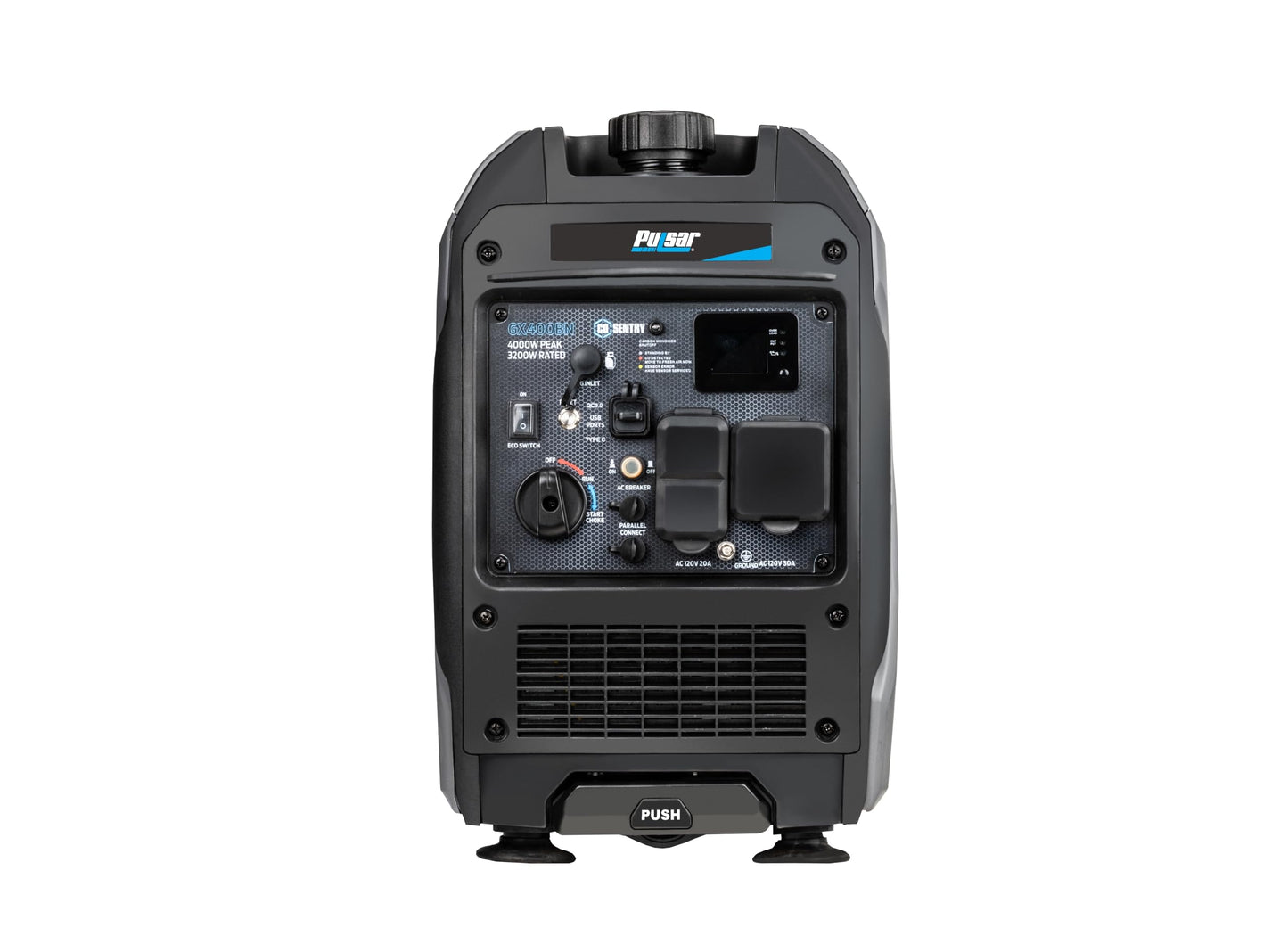 Pulsar Products GD400BN, 4000W Portable super-quiet Dual Fuel & Parallel Capability, RV-Ready, CARB Compliant