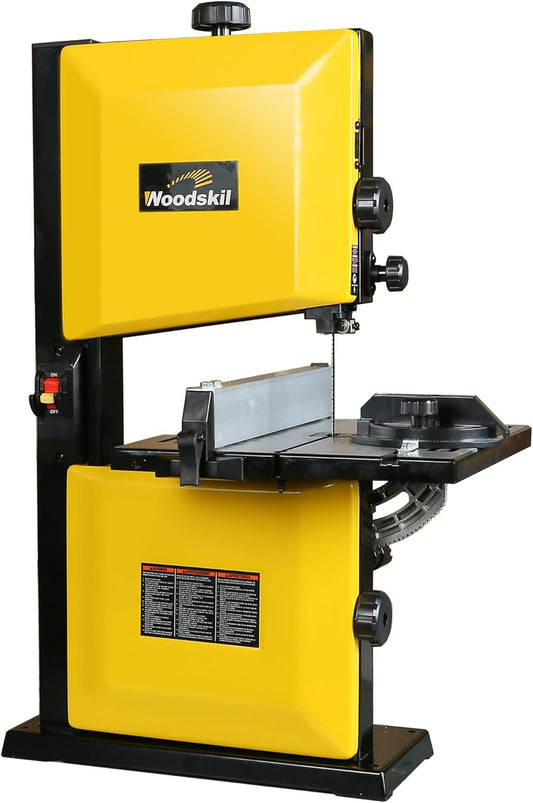 3-Amp 9-Inch Band Saw, 2500FPM Benchtop Bandsaw with Removable Safty Key, Cast Aluminum Table, Steel Base for woodworking