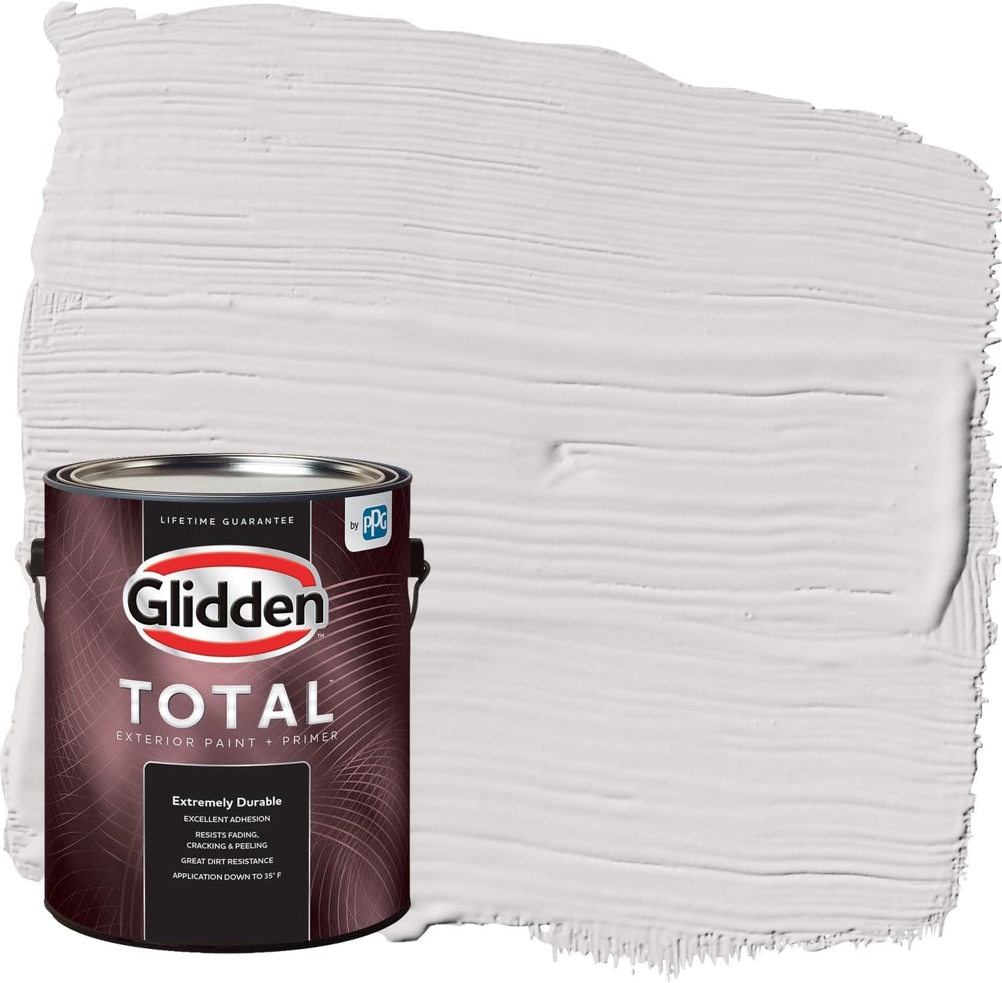 Glidden Exterior Paint + Primer: Black/Black Magic, One Coat, Satin, 1-Gallon