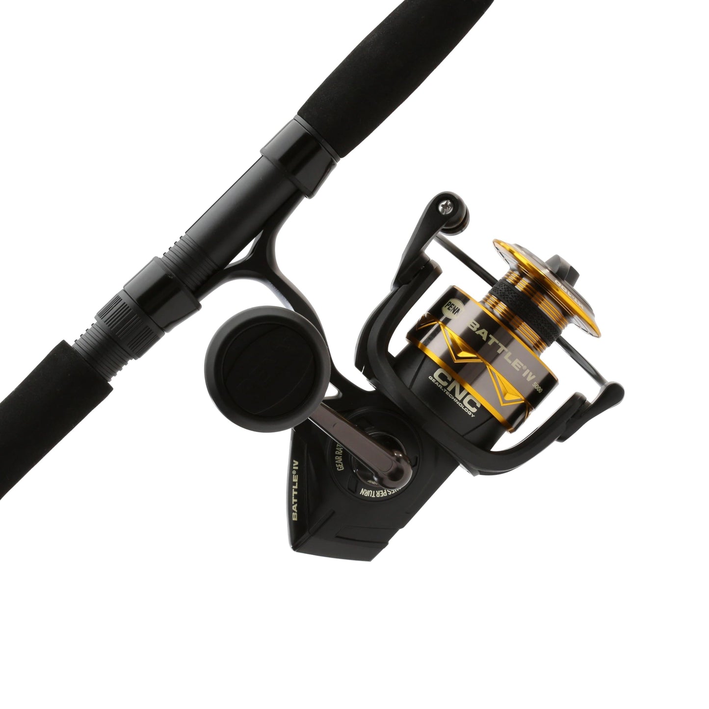 PENN Battle IV Spinning Reel and Fishing Rod Combo