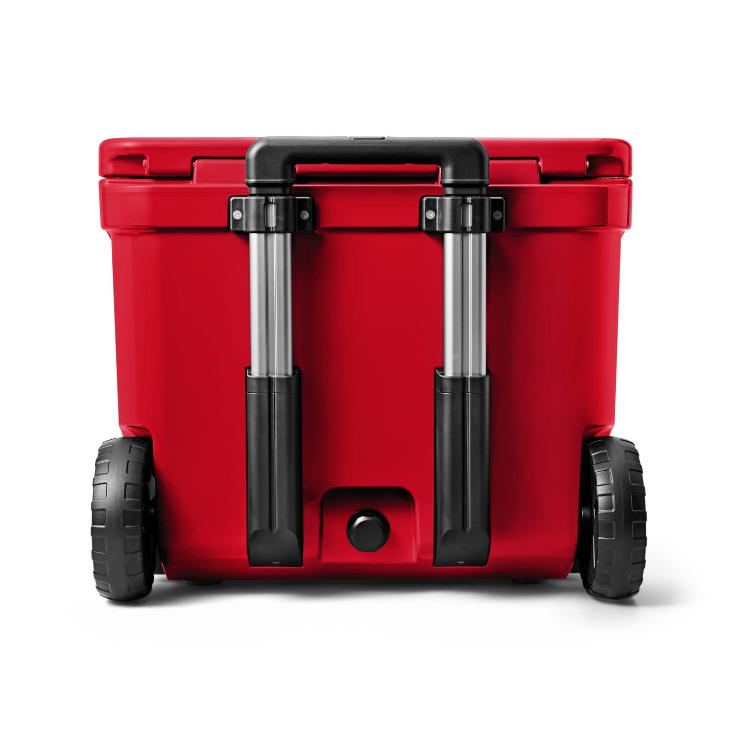 YETI Roadie 60 Wheeled Cooler with Retractable Periscope Handle, Rescue Red