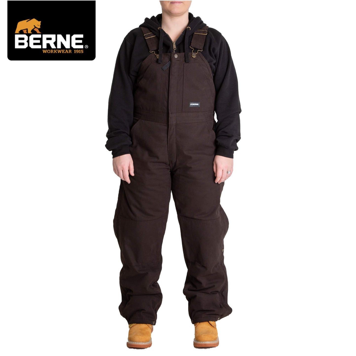 Berne Women's Softstone Duck Insulated Bib Overall
