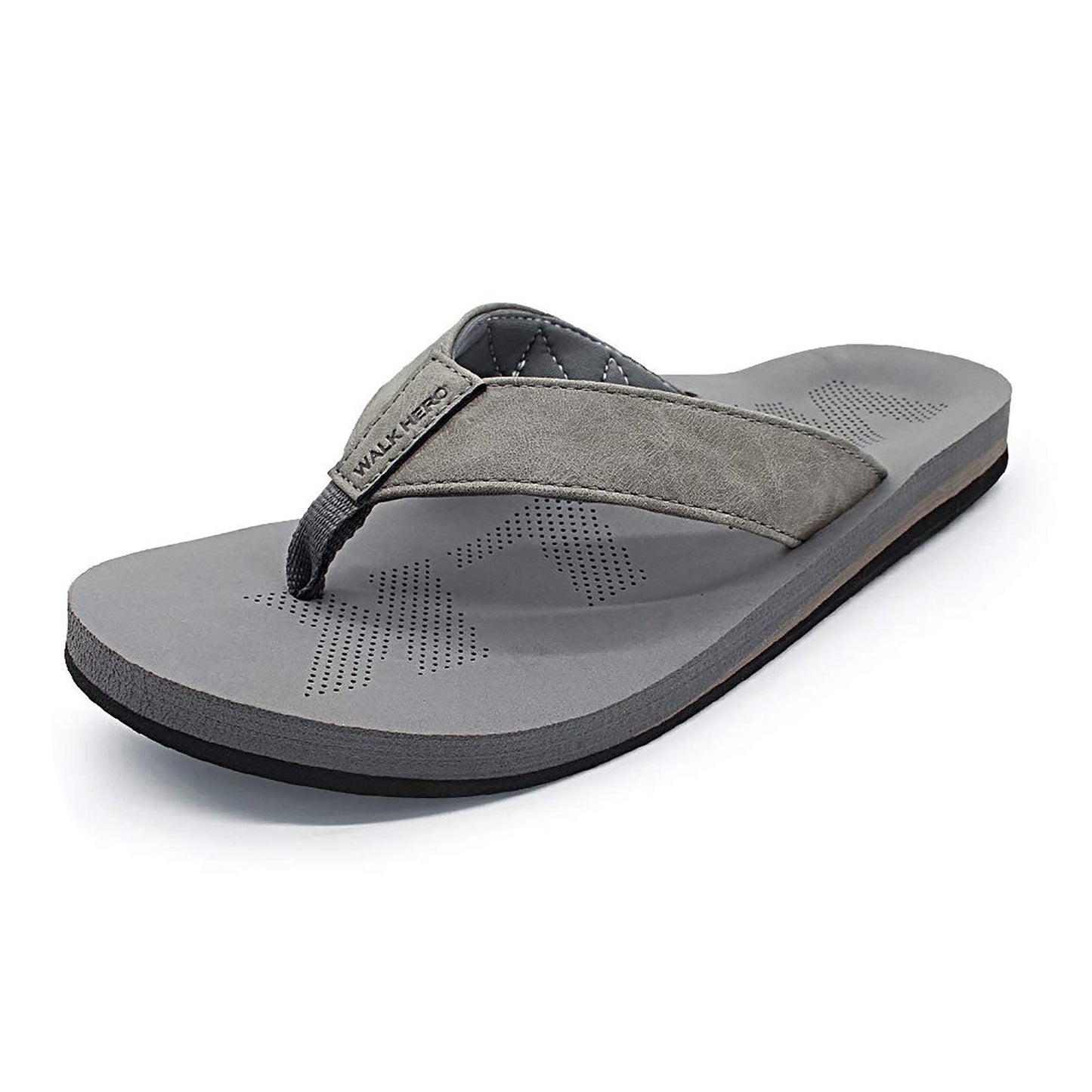 Men Sandals Flip Flop with Orthotic Arch Support Athletic Slide Sandals for Men with Soft Cushion Footbed