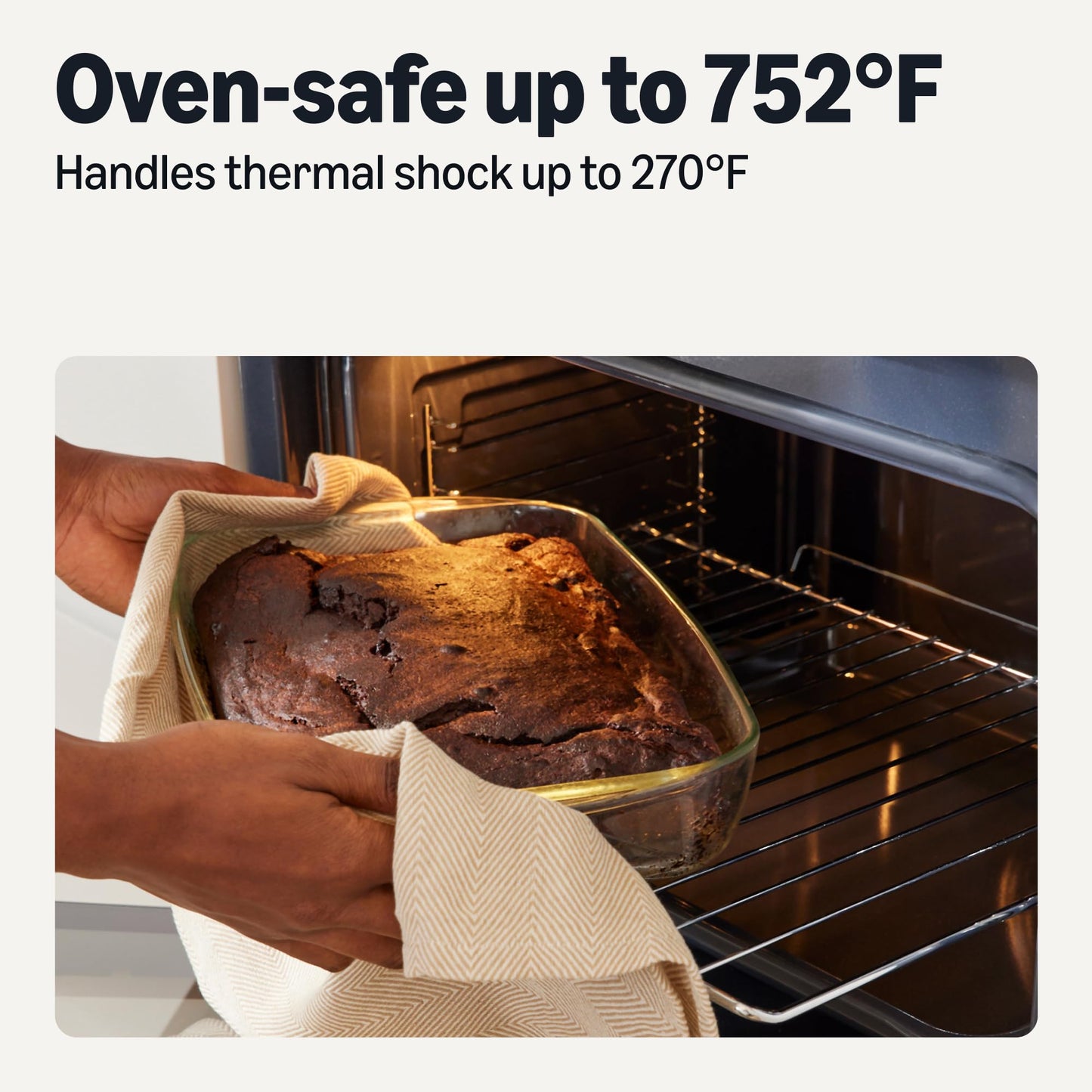 Amazon Basics Glass Baking Dishes with BPA-Free Lids, 6-Piece Set, Borosilicate Glass, Dishwasher and Oven-Safe, Linen Gray