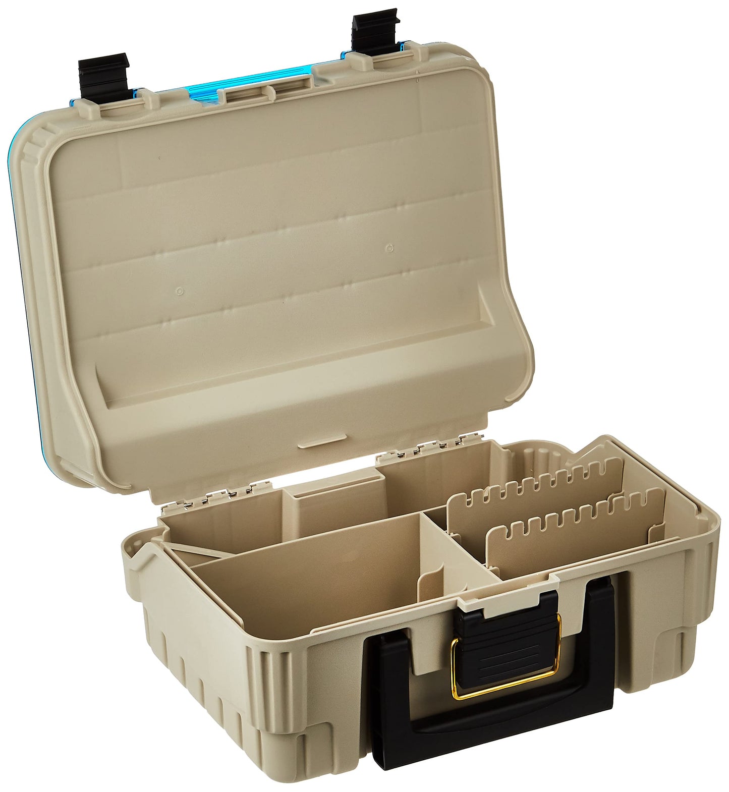 Plano 1349-00 Two Level Magnum 3449 Tackle Box, Sandstone/Blue, One Size
