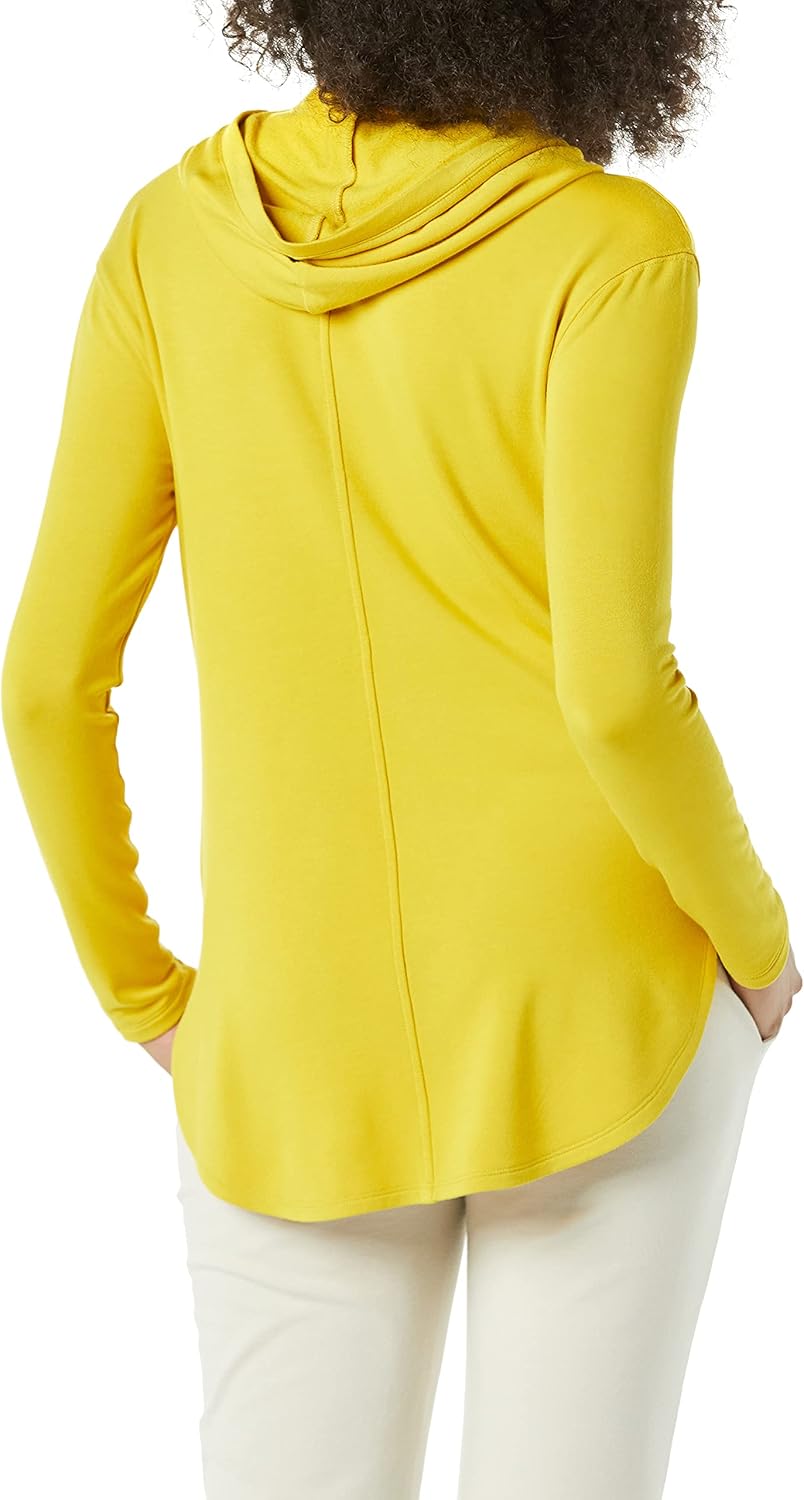 Amazon Essentials Women's Supersoft Terry Hoodie, Standard-Fit Long-Sleeve Pullover