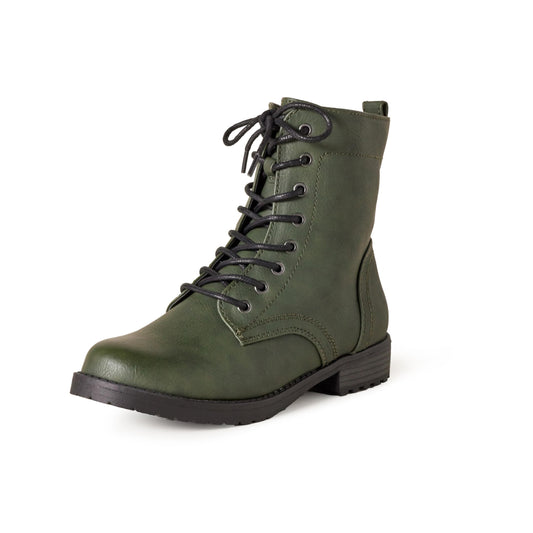 Amazon Essentials Women's Lace-Up Combat Boots