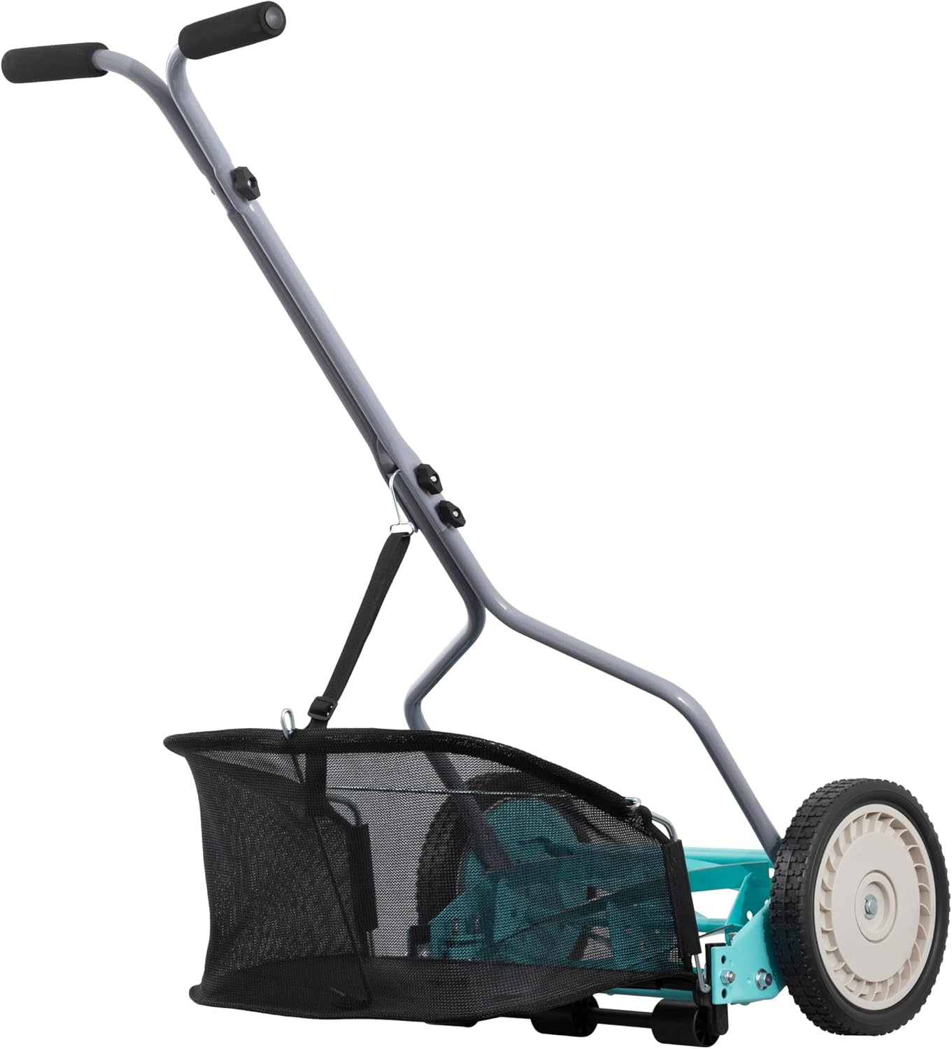 American Lawn Mower Company 1204-14 14-Inch 4-Blade Push Reel Lawn Mower, Red