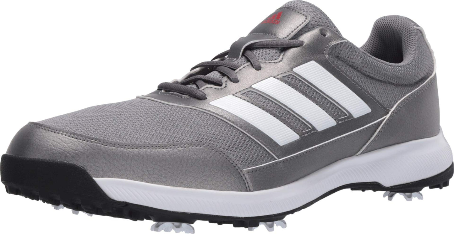 adidas mens Tech Response 2.0 Golf Shoe, Grey, 11 Wide US
