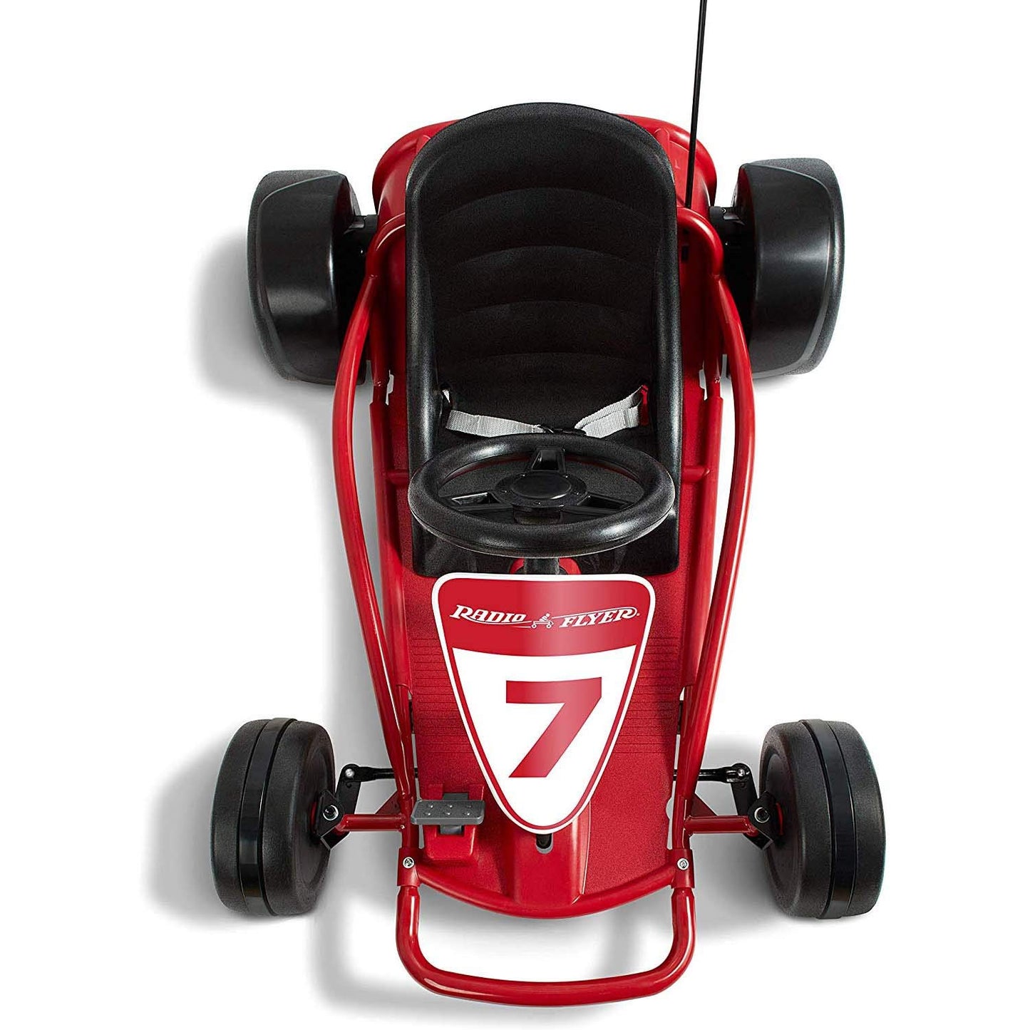 Radio Flyer Ultimate 24 Volt Electric Go-Kart for Kids Ages 3-8, 2-Seater, Red