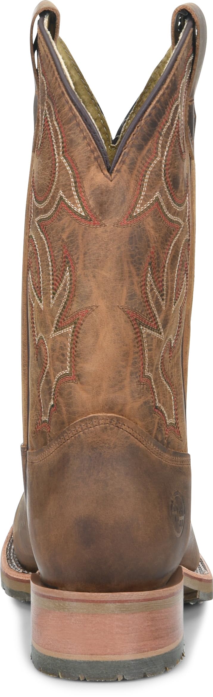 DOUBLE-H 11" Anton Steel Toe Western Boots for Men - Square Toe Leather Upper with Oil- and Slip-Resistant I.C.E. Outsole, EH-Rated and Made in USA