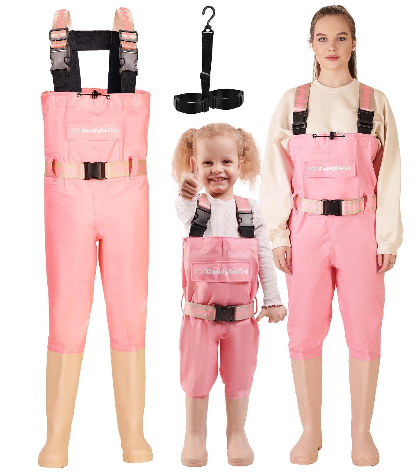 Chest Waders for Kids and Adults, Fishing and Hunting Waders with a Pocket and a Wader Hanger