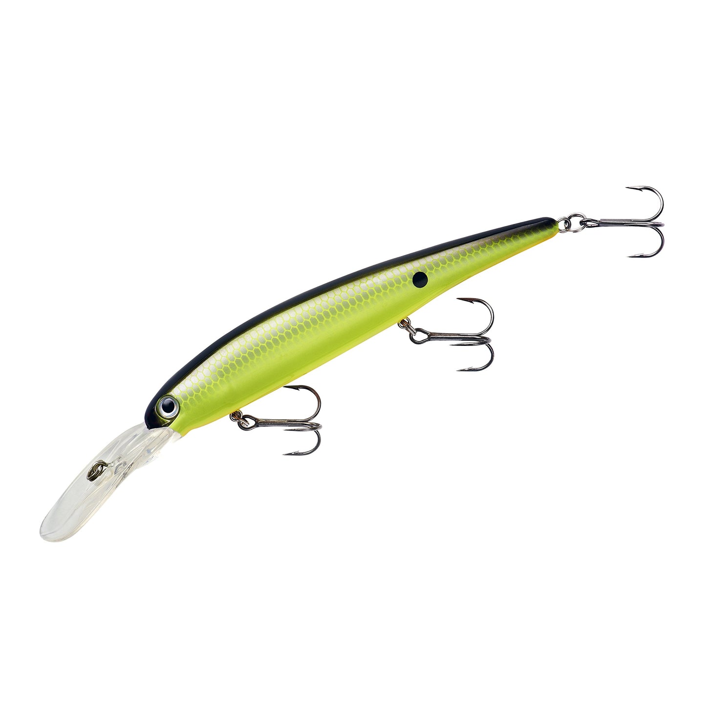 Bandit Lures 4 3/4-Inch Slender Minnow Jerkbait Trolls Up to 27 Feet Deep, Universal Color Patterns, 1 Piece