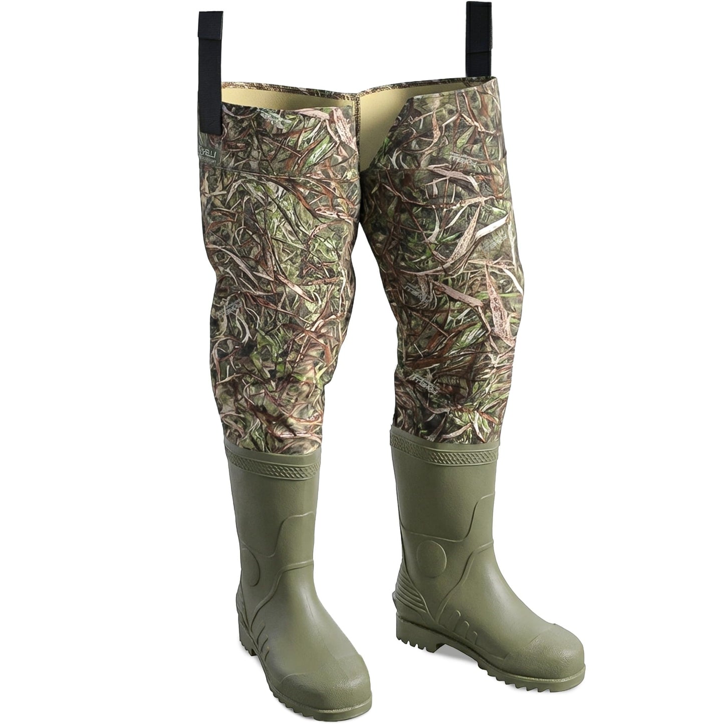 Foxelli Hip Waders – Waterproof Camo Wading Hip Boots for Men & Women Lightweight for Fishing & Hunting