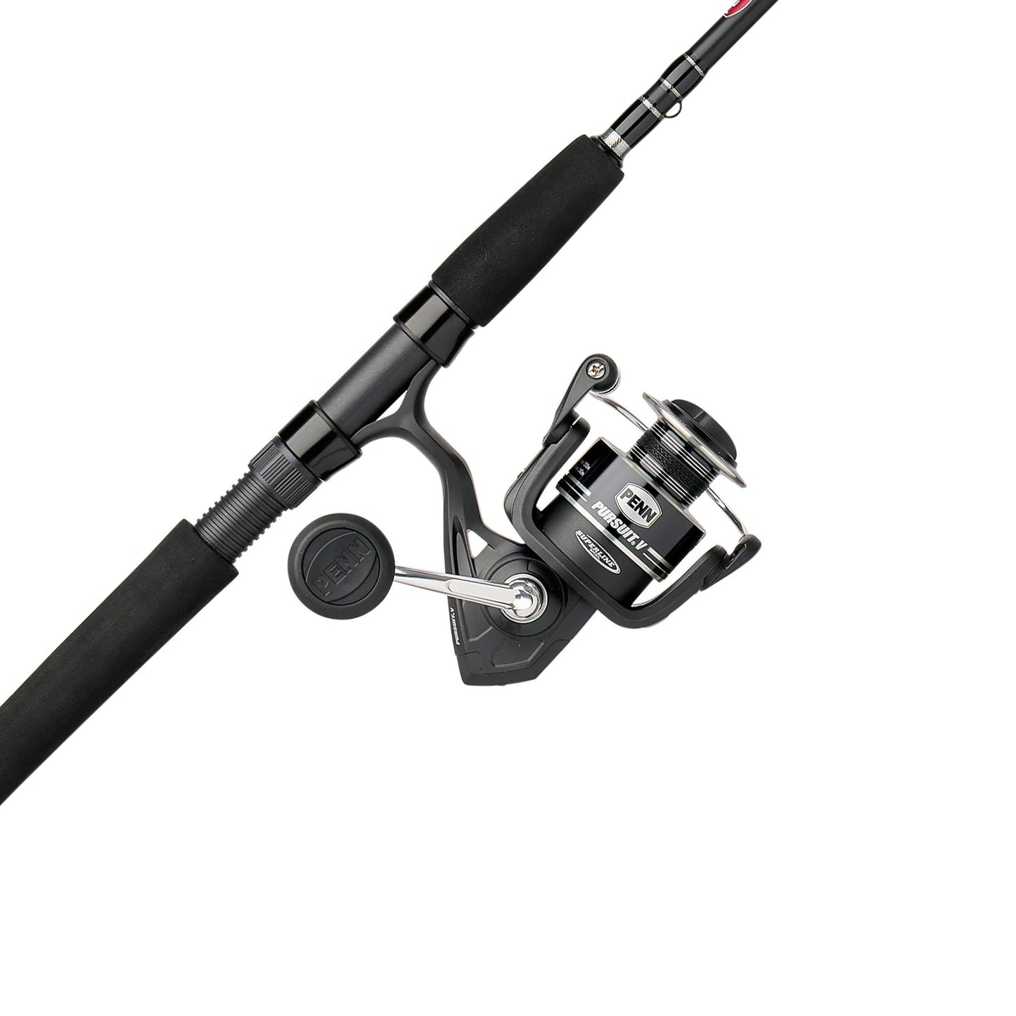 Penn Pursuit V Travel Spinning Reel 7' 3-PieceFishing Rod Combo, Graphite Composite Rod Blank Construction, EVA Handles