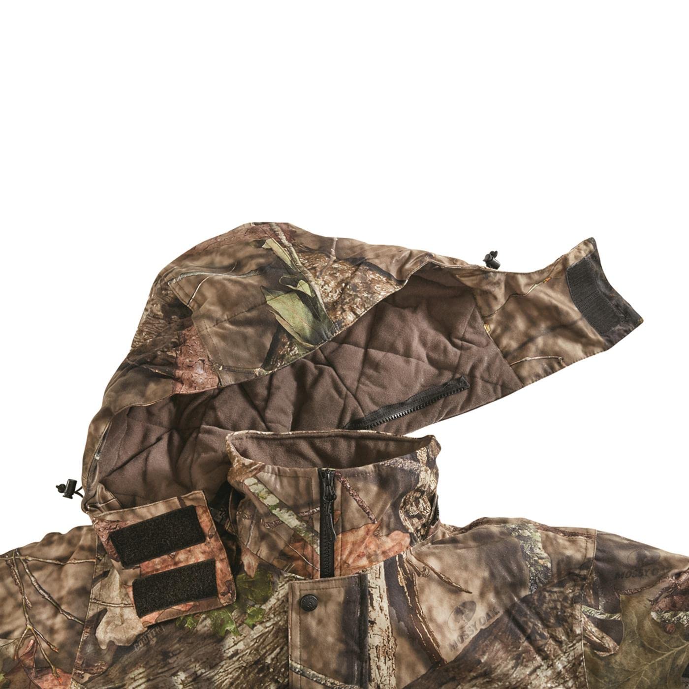 Guide Gear Men's Dry Waterproof Hunting Coveralls with Hood, Insulated Camo Hunt Overalls