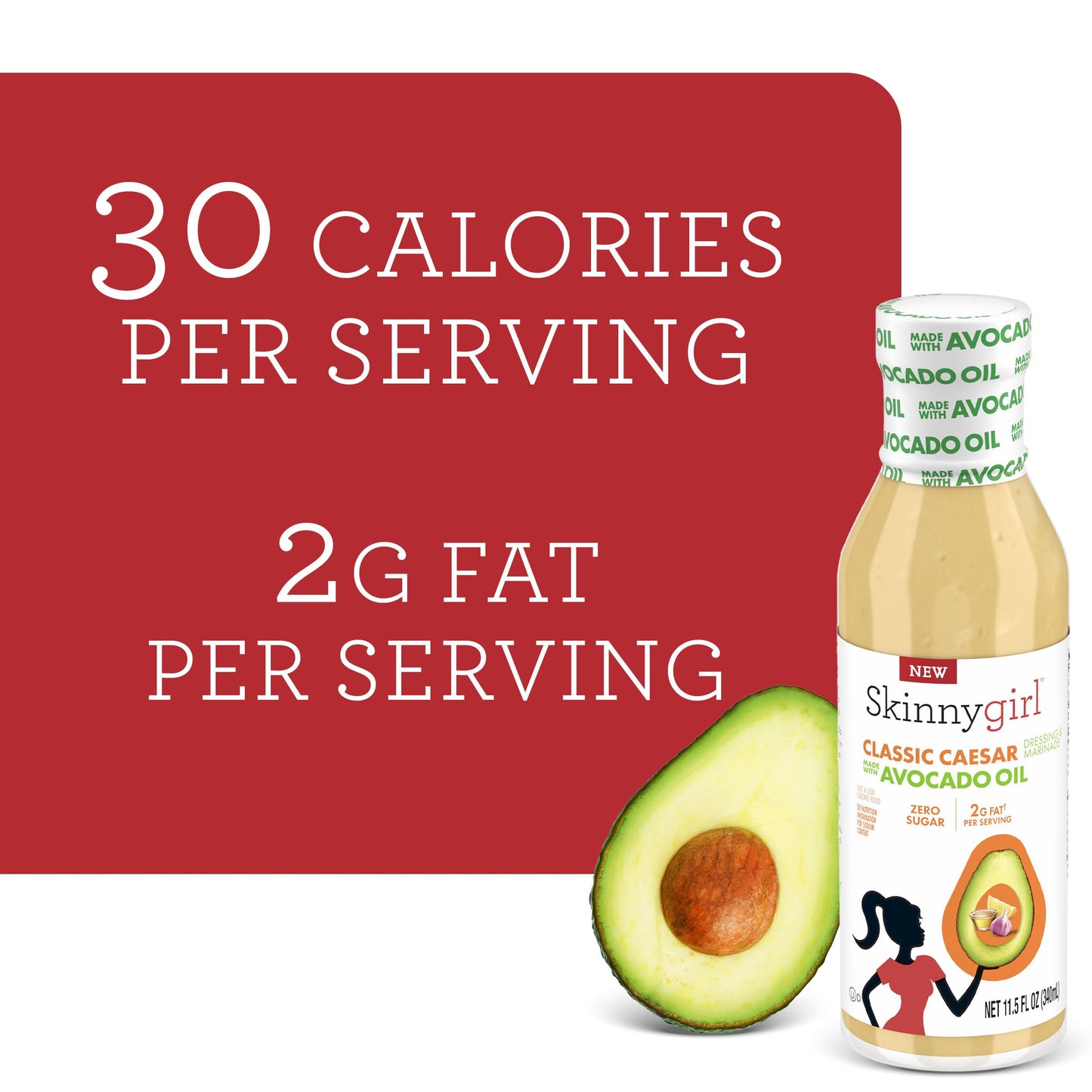 Skinnygirl Fat-Free Salad Dressing, Sugar-Free Buttermilk Ranch, 8 Ounce