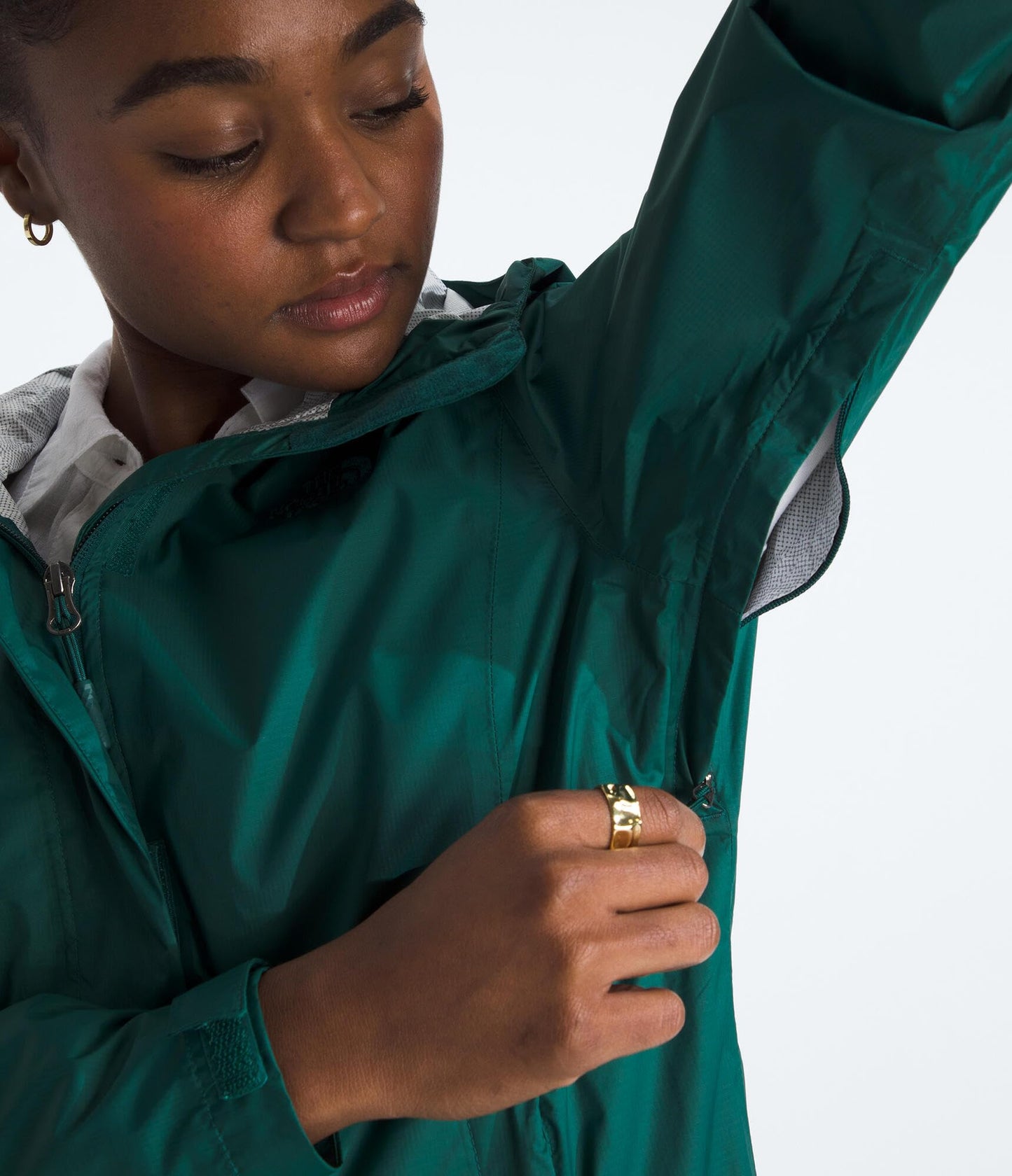 THE NORTH FACE Women's Venture 2 Waterproof Hooded Rain Jacket | Raincoat With Breathable Dryvent 2.5l Fabric, Pit-zips