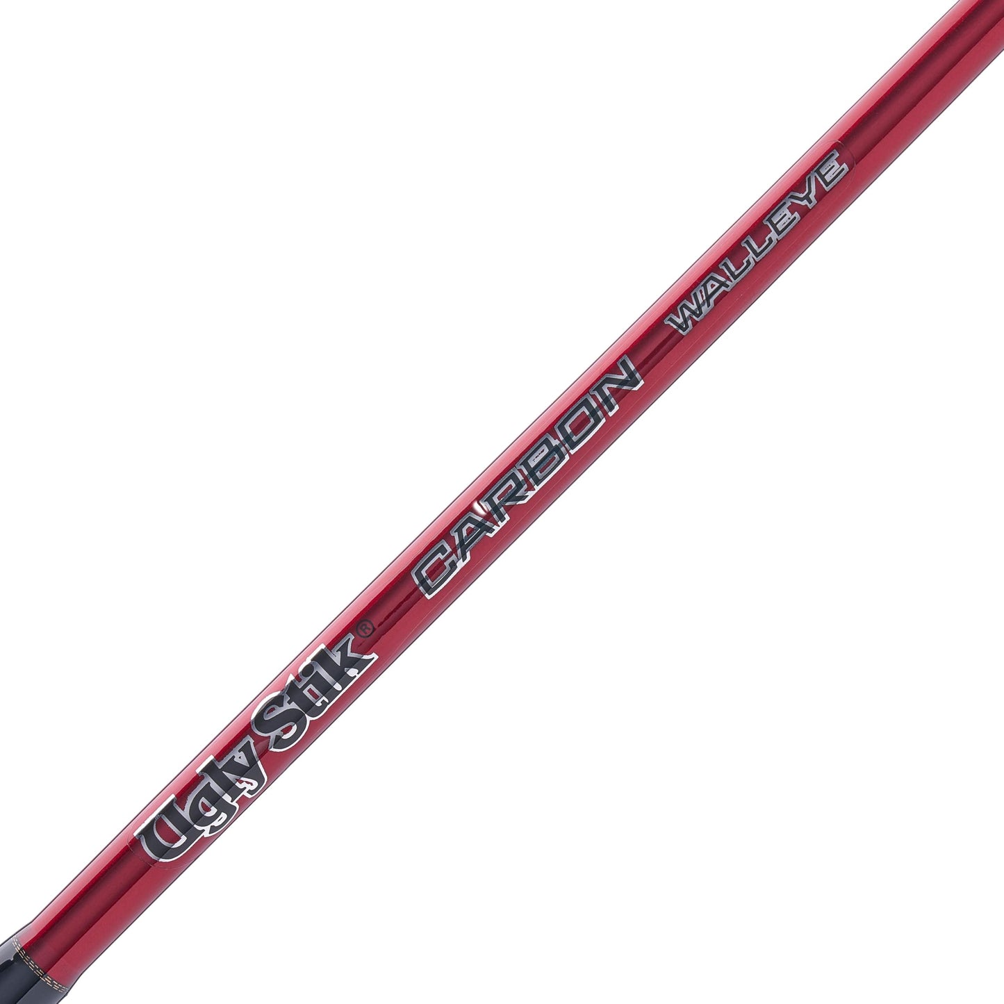Ugly Stik 6'6" Carbon Walleye Spinning Rod, 2 Piece Fishing Rod, Medium Rod Power, 6-12 lb Line Rating, Lure Rating 1/8-3/4 oz
