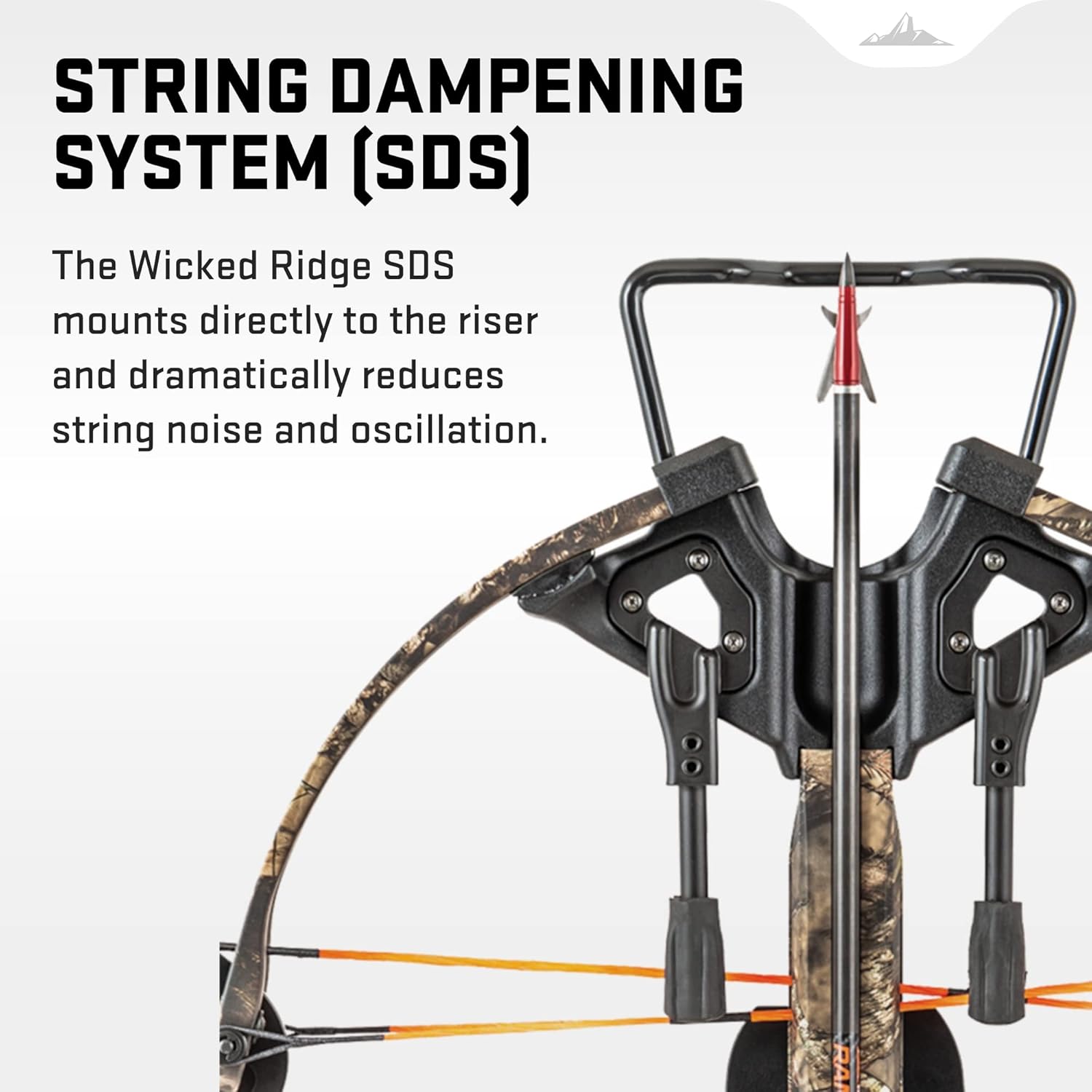 Wicked Ridge Invader String Stop Ten Point Wicked Ridge String Dampening System - Reduces String Noise ...