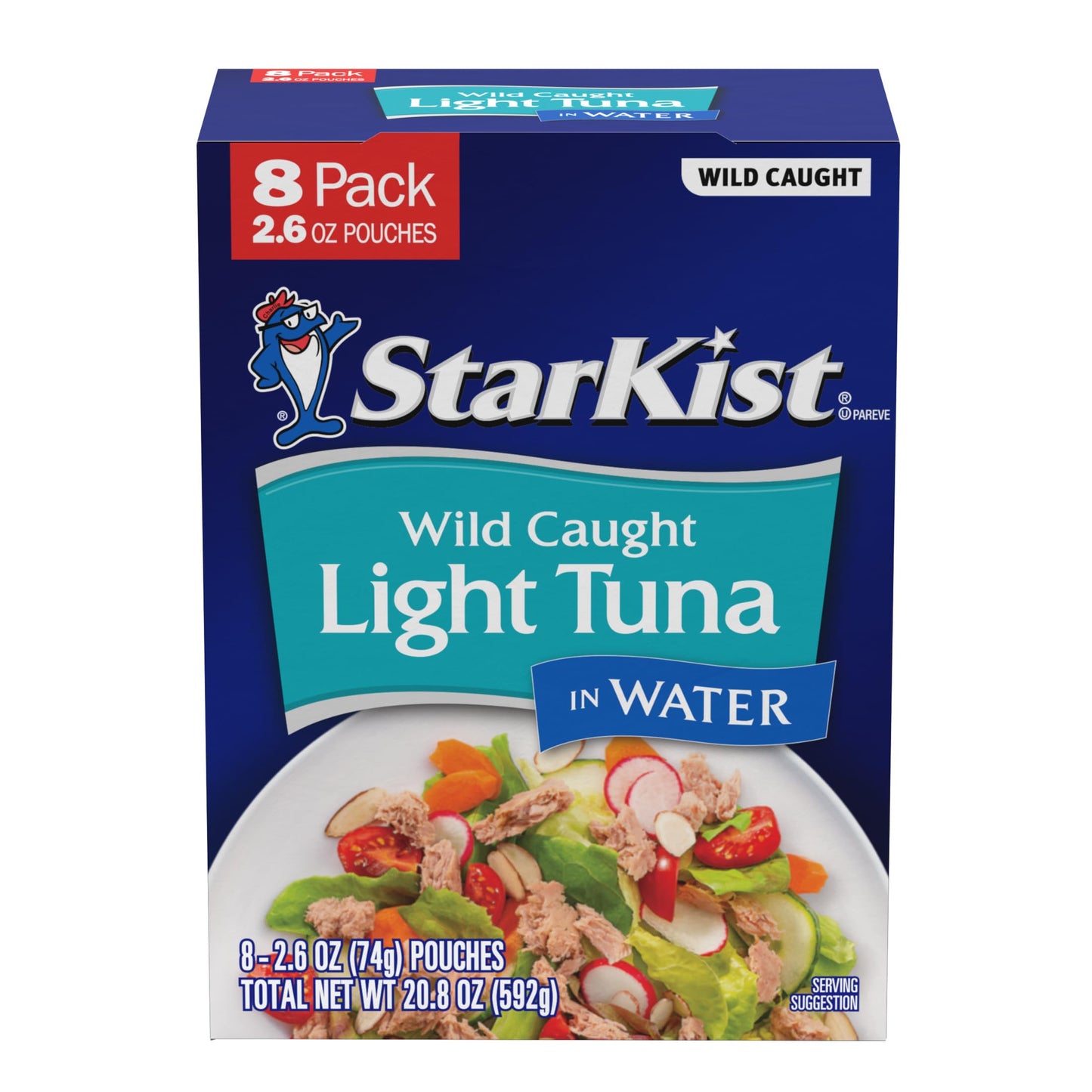 StarKist Chunk Light Tuna in Water, 2.6 Oz, Pack of 24