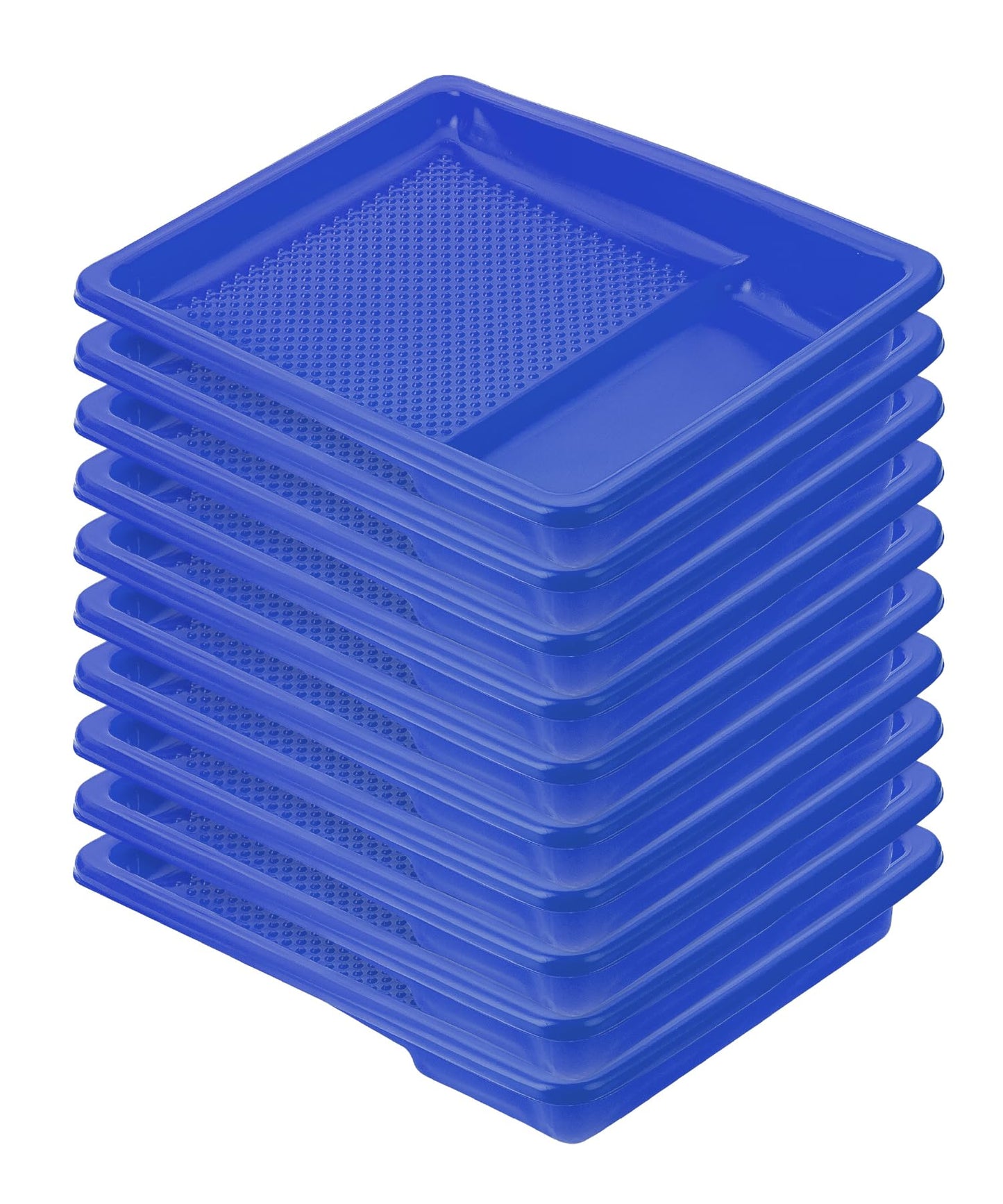 Bates- Paint Tray Liner, 9 Inch, 10 Pack, Paint Roller Tray, Disposable Plastic Paint Trays, Paint Pans Trays, Paint Supplies for House Painting, Roller Tray